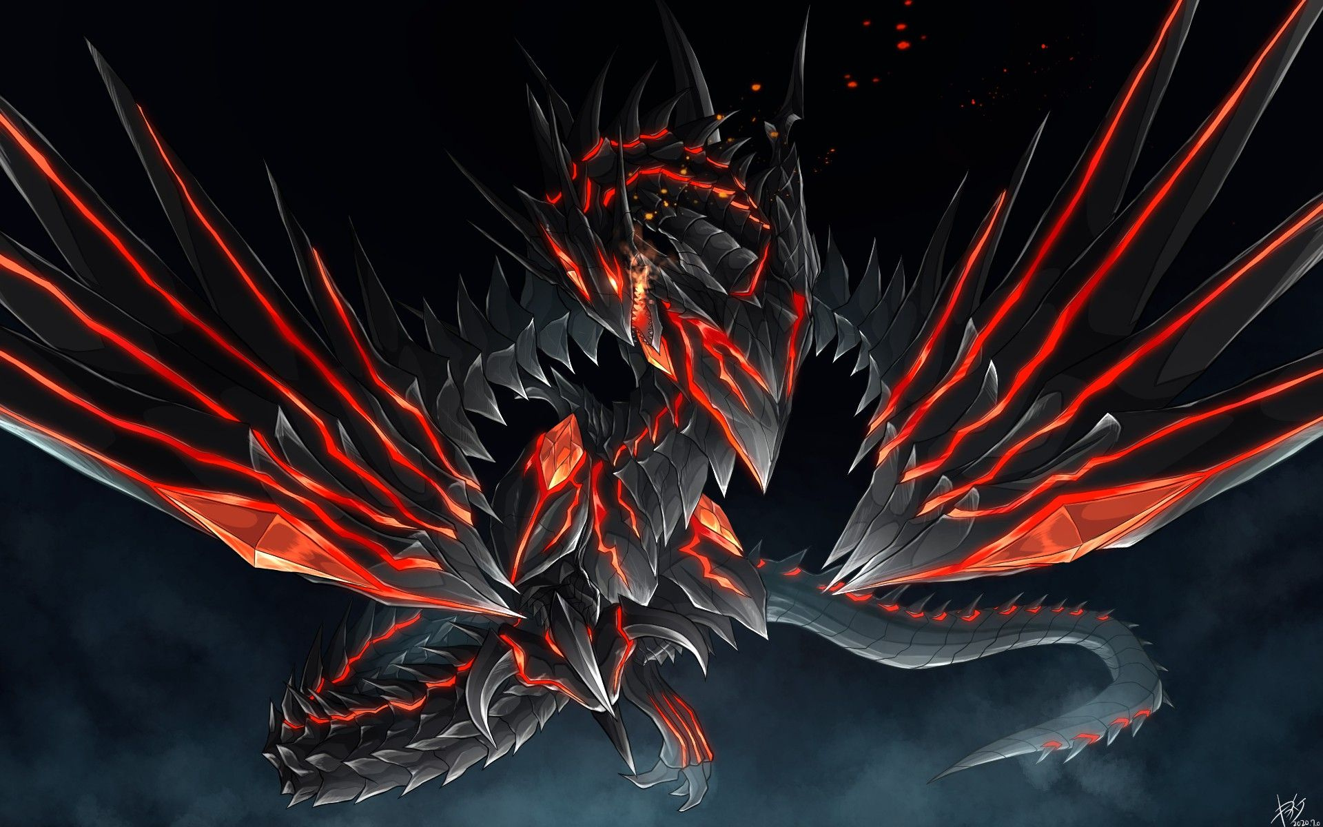 Red Eyes Black Metal Dragon