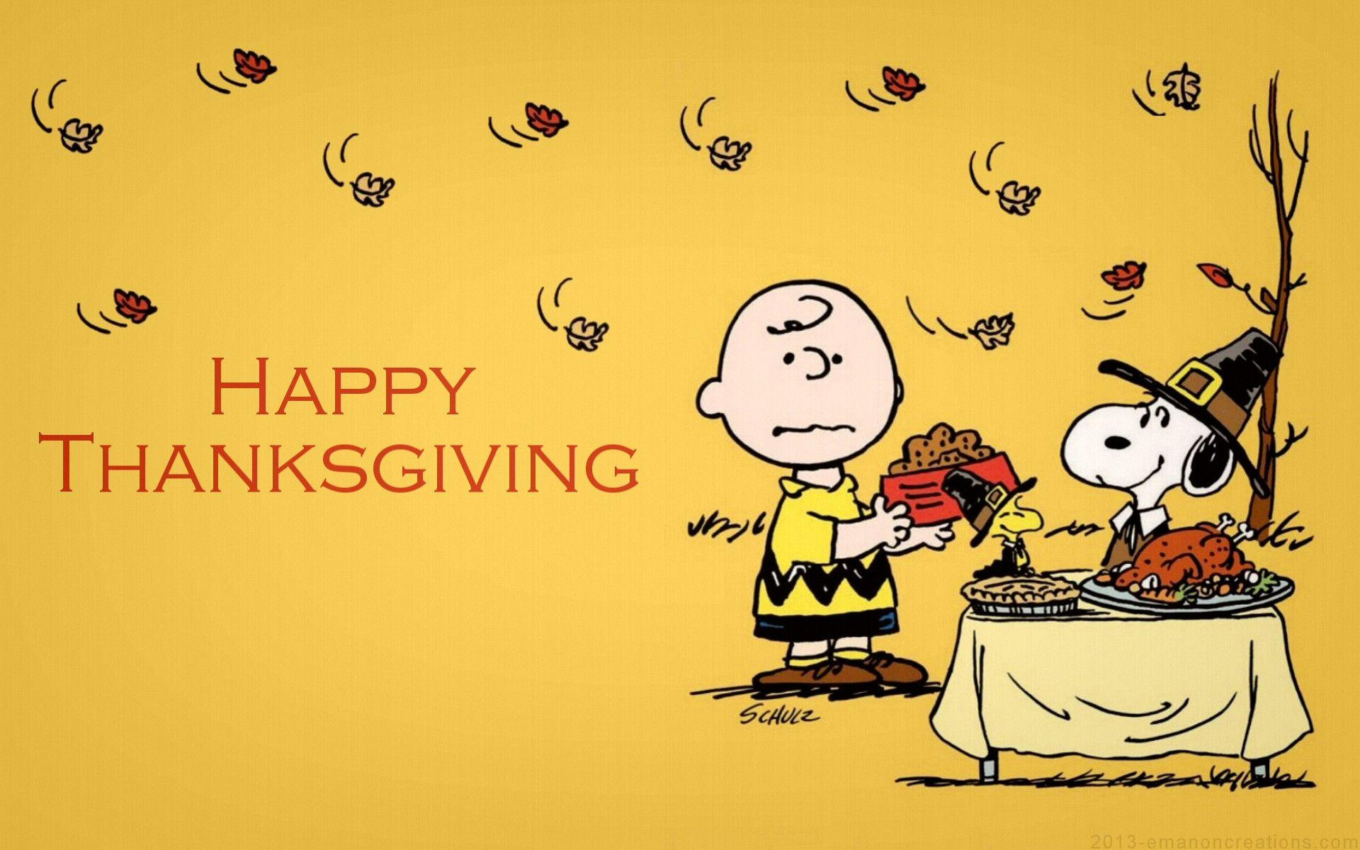 Snoopy And Woodstock Thanksgiving