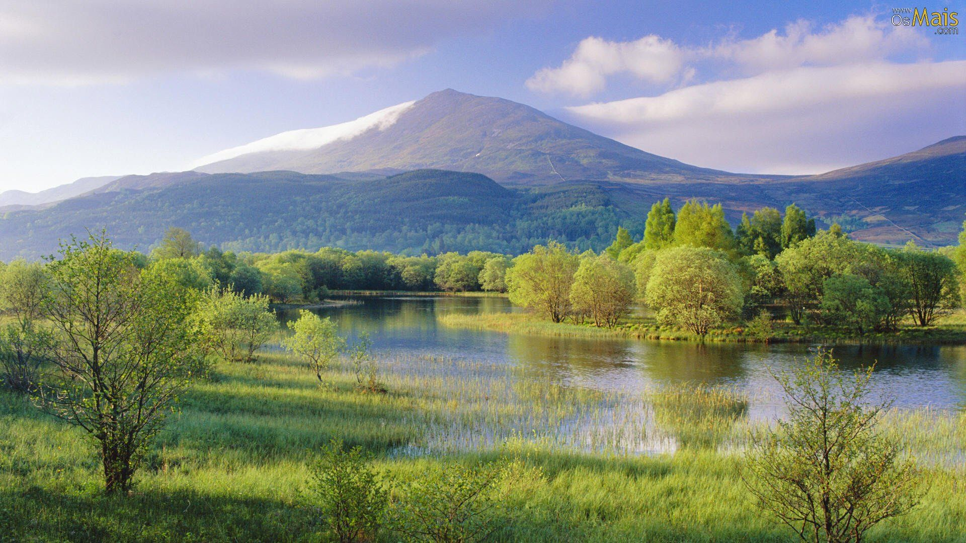 1920x1080 paisagem fantasia Pesquisa Google | Panoramic photography, Scottish landscape, Lake landscape