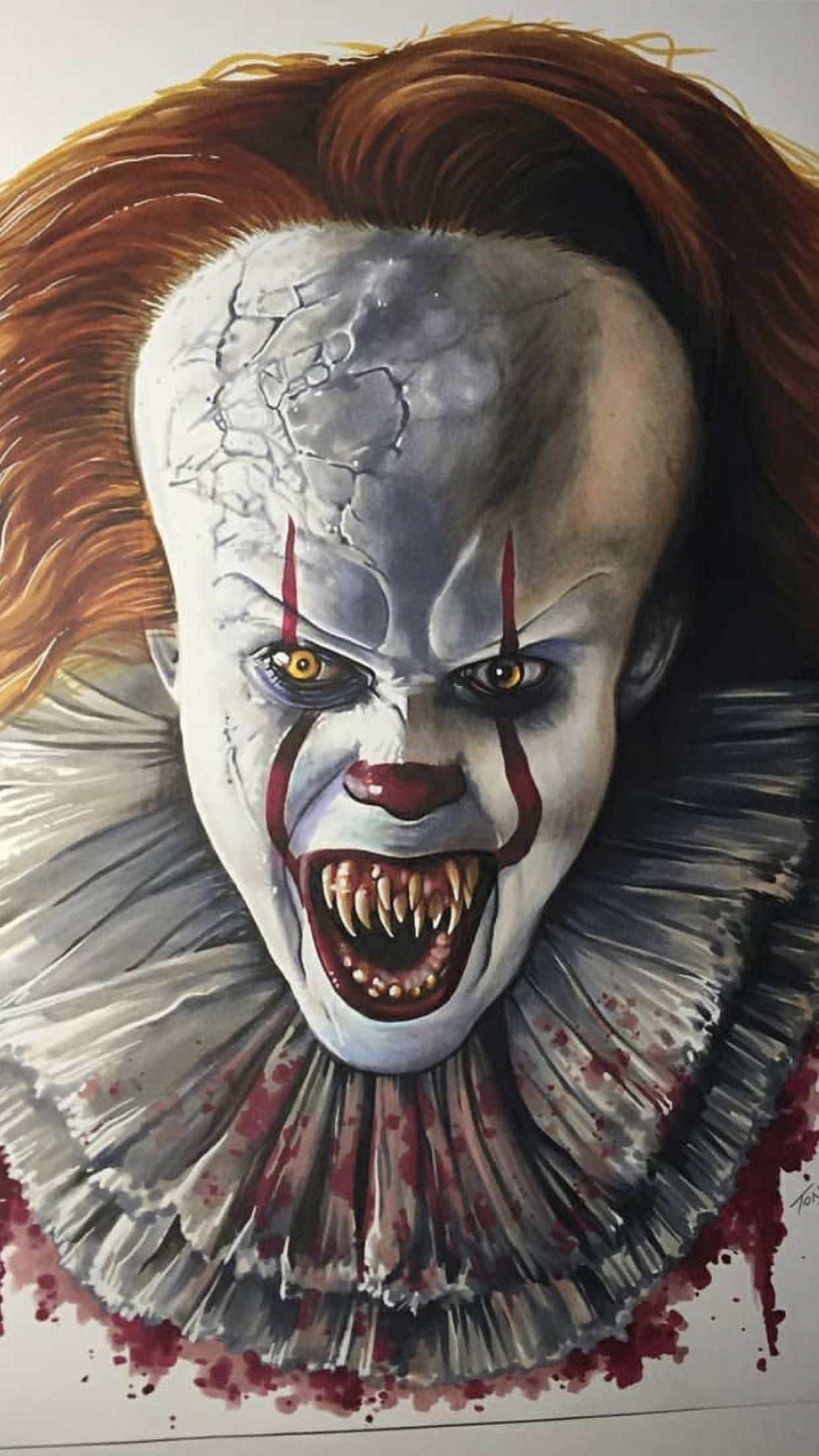 1242x2208 Pennywise Wallpaper