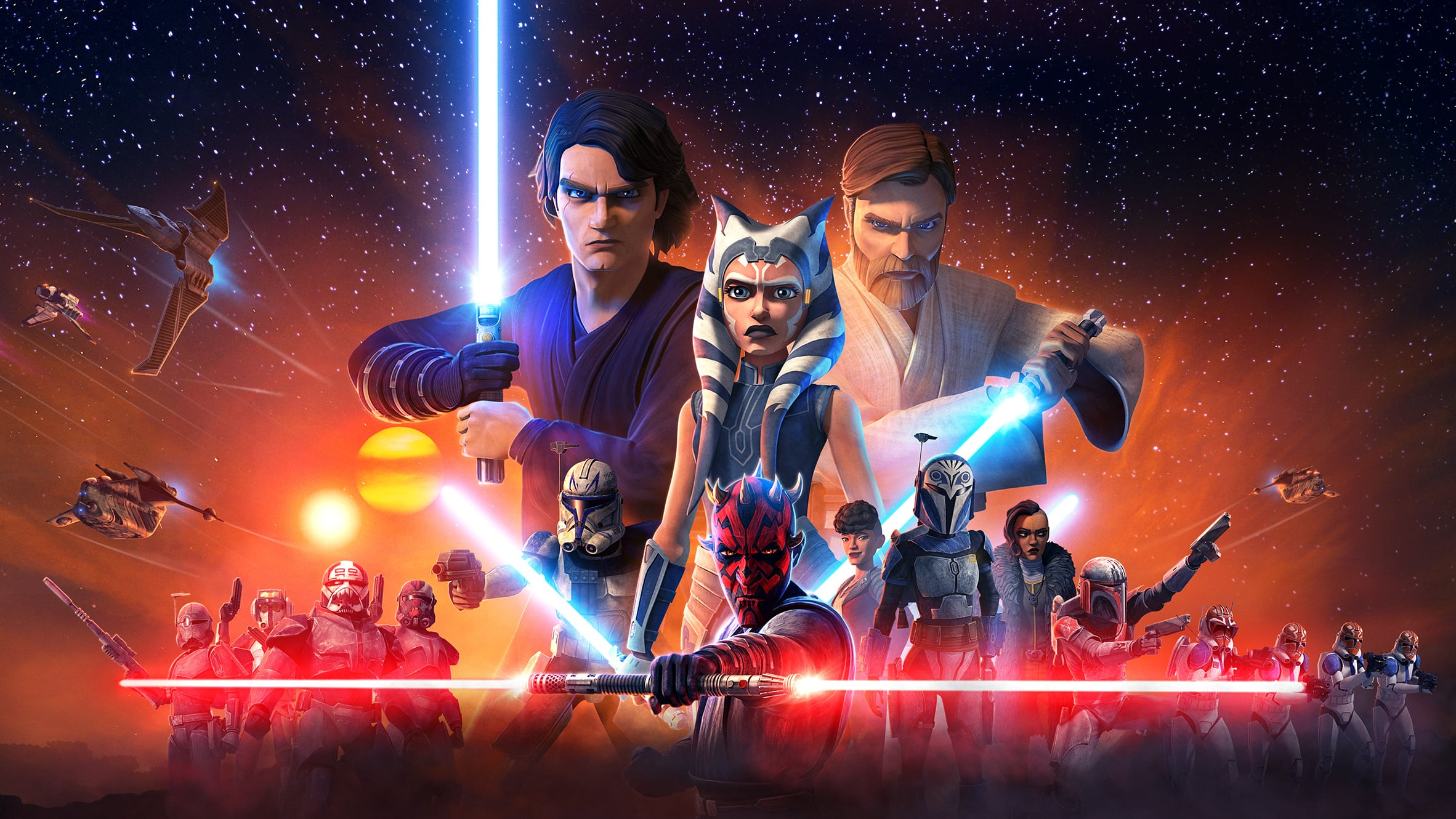 2364x1330 Star Wars: The Clone Wars HD Wallpaper