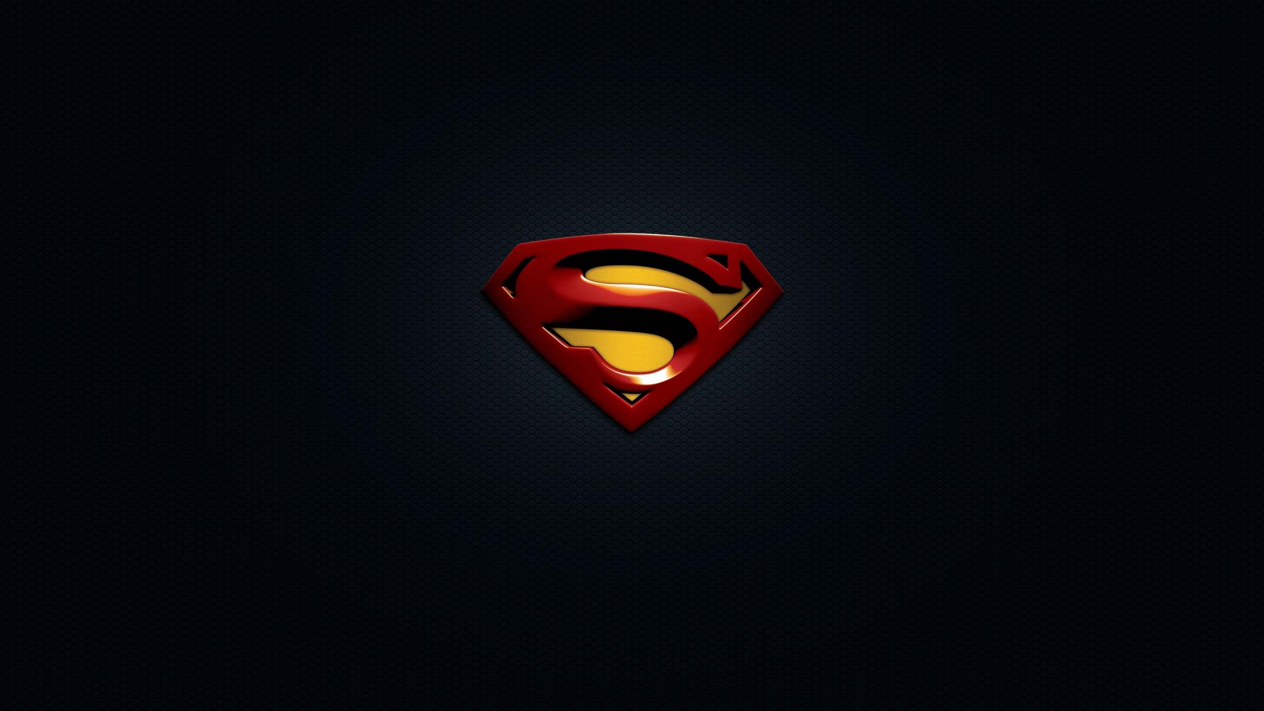 2560x1440 Download wallpaper superman, logo, minimal, dual wide 16:9 hd background, 4403