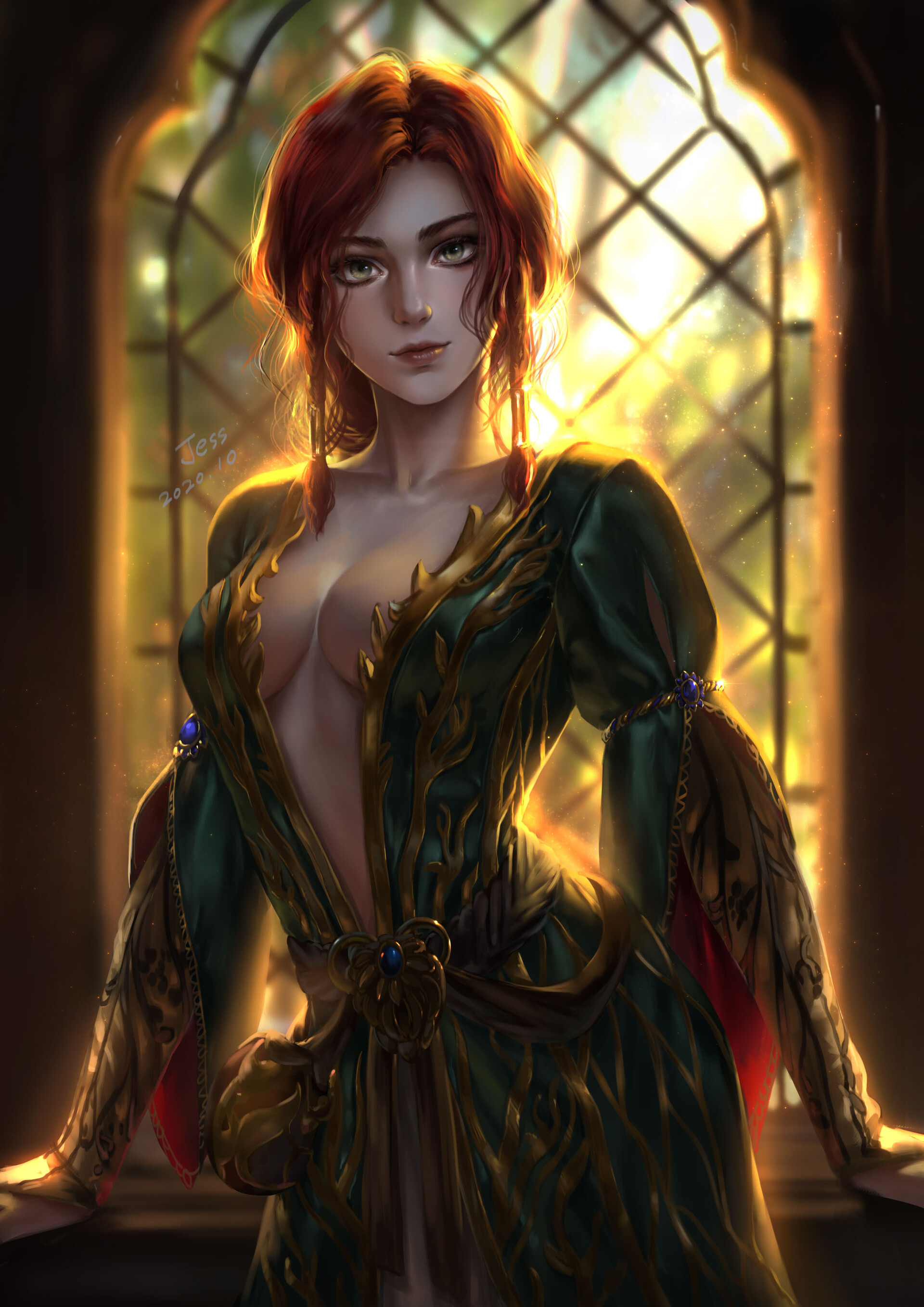 1920x2716 Wallpaper : Triss Merigold, The Witcher, The Witcher 3 Wild Hunt PuxxledWolf 1980815 HD Wallpapers