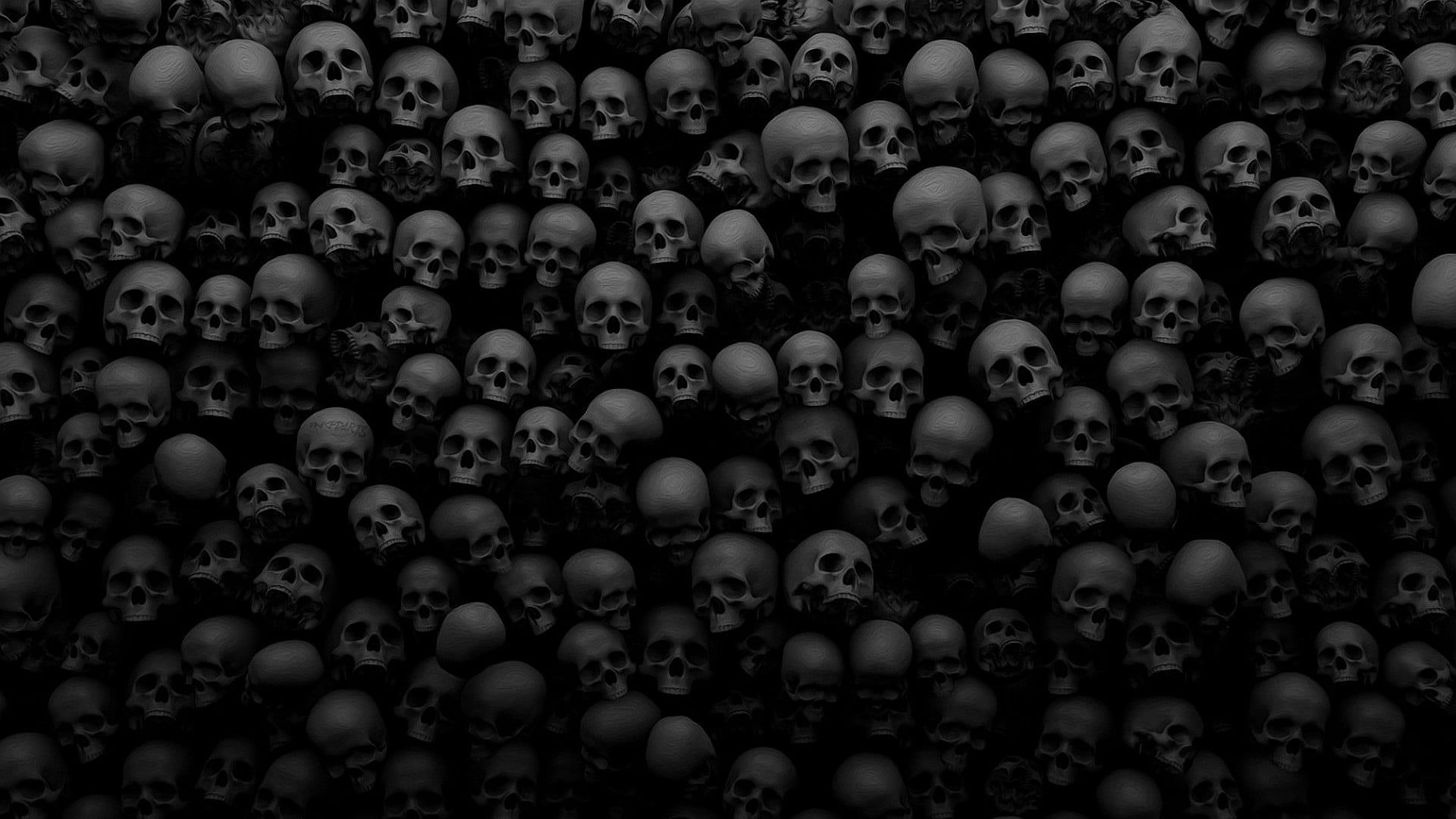 1920x1080 skulls wallpaper #skull #monochrome #1080P #wallpaper #hdwallpaper #desktop | Wallpaper calaveras, Fondos de pantalla calaveras, Im&Atilde;&iexcl;genes del cr&Atilde;&iexcl;ne