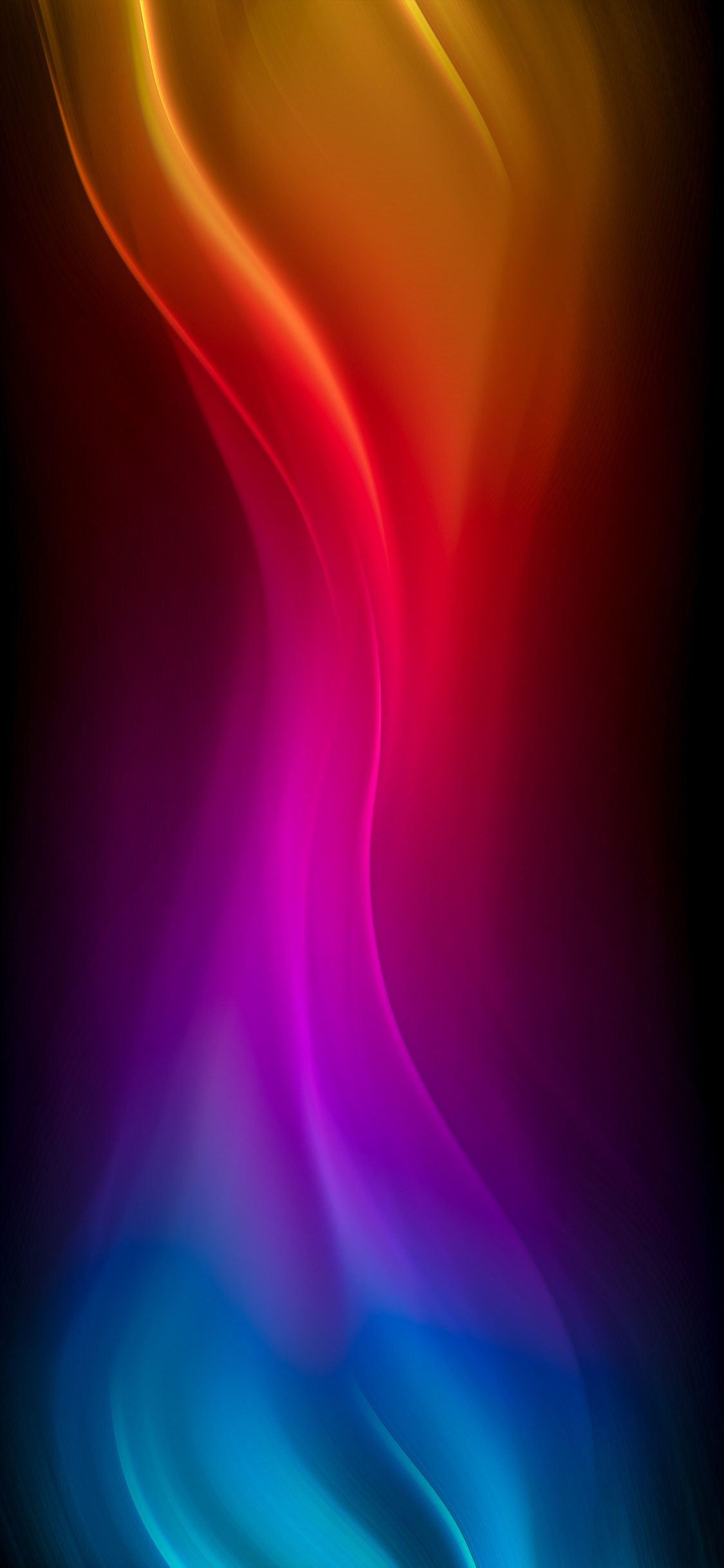 1125x2436 Blue Purple Red Yellow Waves 4k Iphone XS,Iphone 10,Iphone X HD 4k Wallpapers, Images, Backgrounds, Photos and Pictures