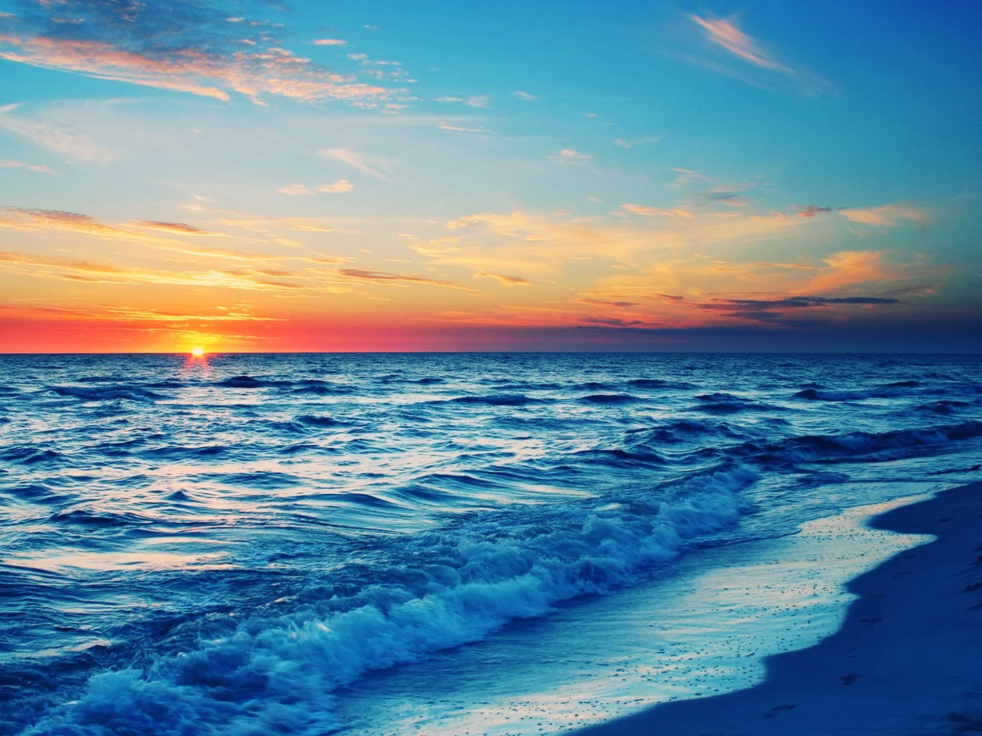 1920x1440 Ocean Beach Sunset Wallpapers Top Free Ocean Beach Sunset Backgrounds