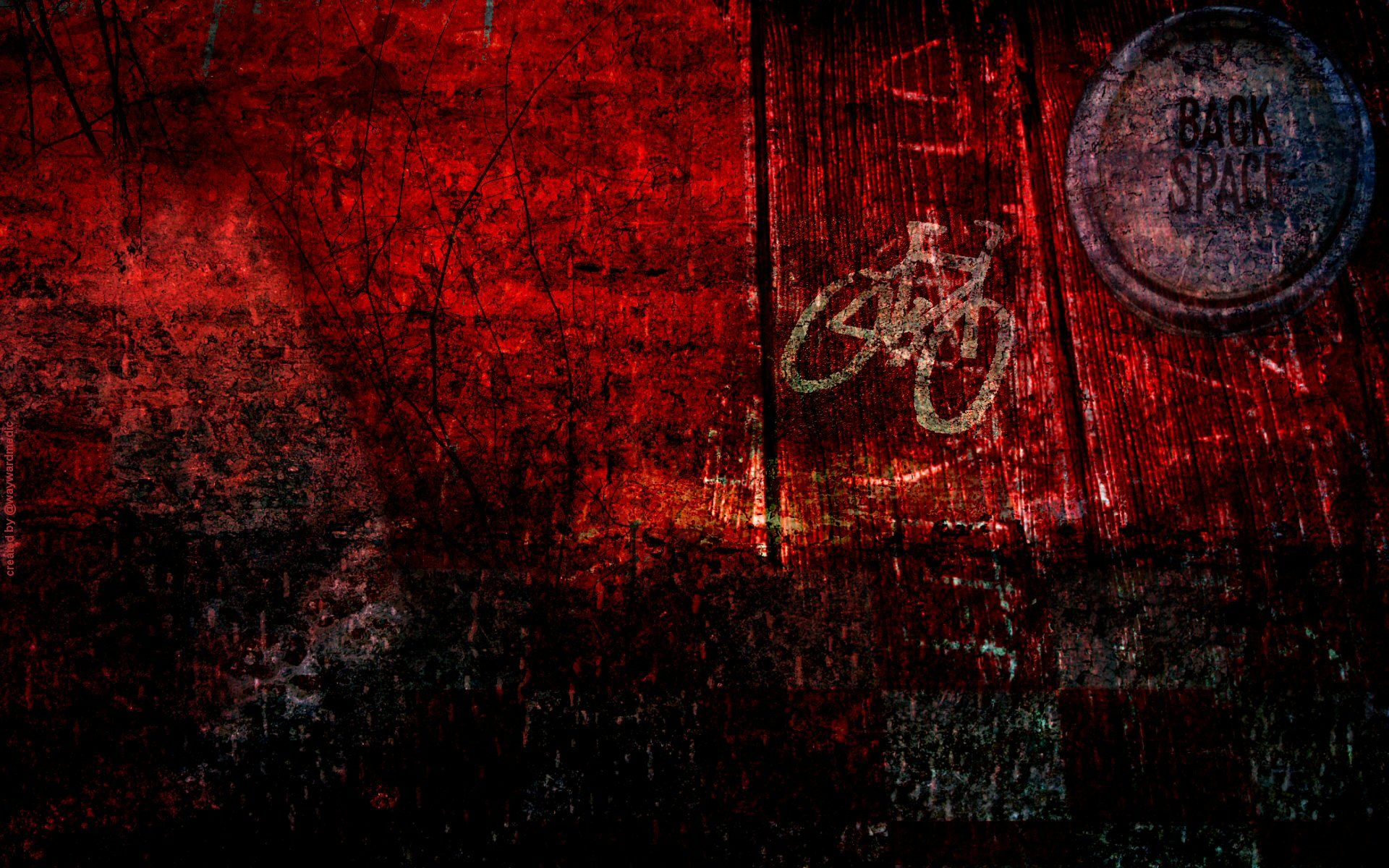 1920x1200 Red grunge twitter background by waywardmedic on deviantART | Hd cool wallpapers, Twitter backgrounds, Red abstract art