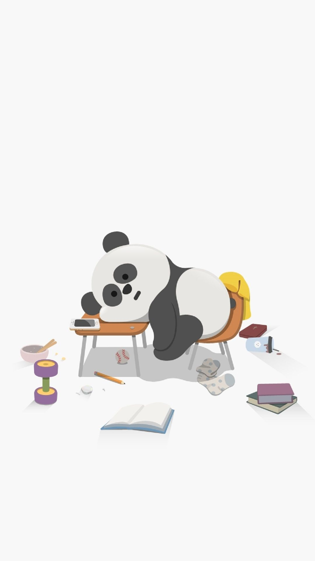 1080x1920 Sleepy Panda | Cute panda wallpaper, Cute cartoon wallpapers, Panda wallpapers