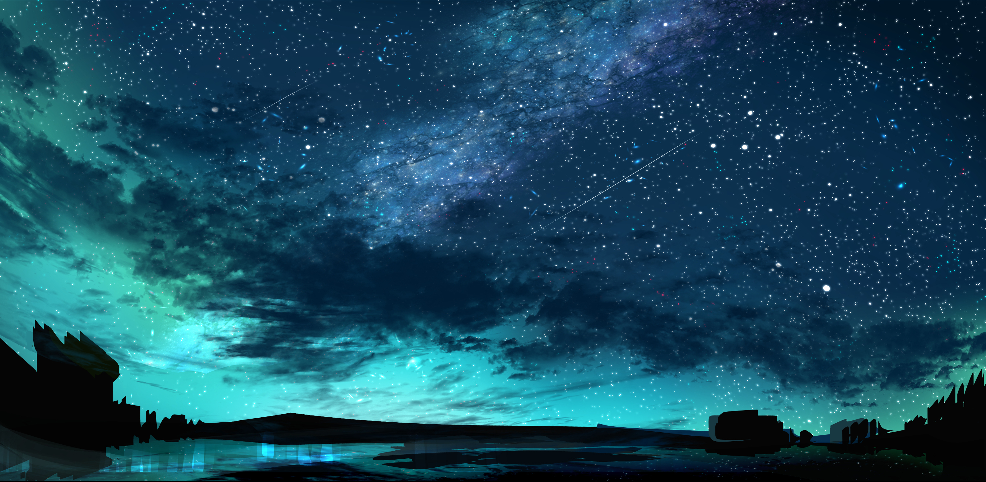3170x1551 810+ Starry Sky HD Wallpapers, Achtergronde