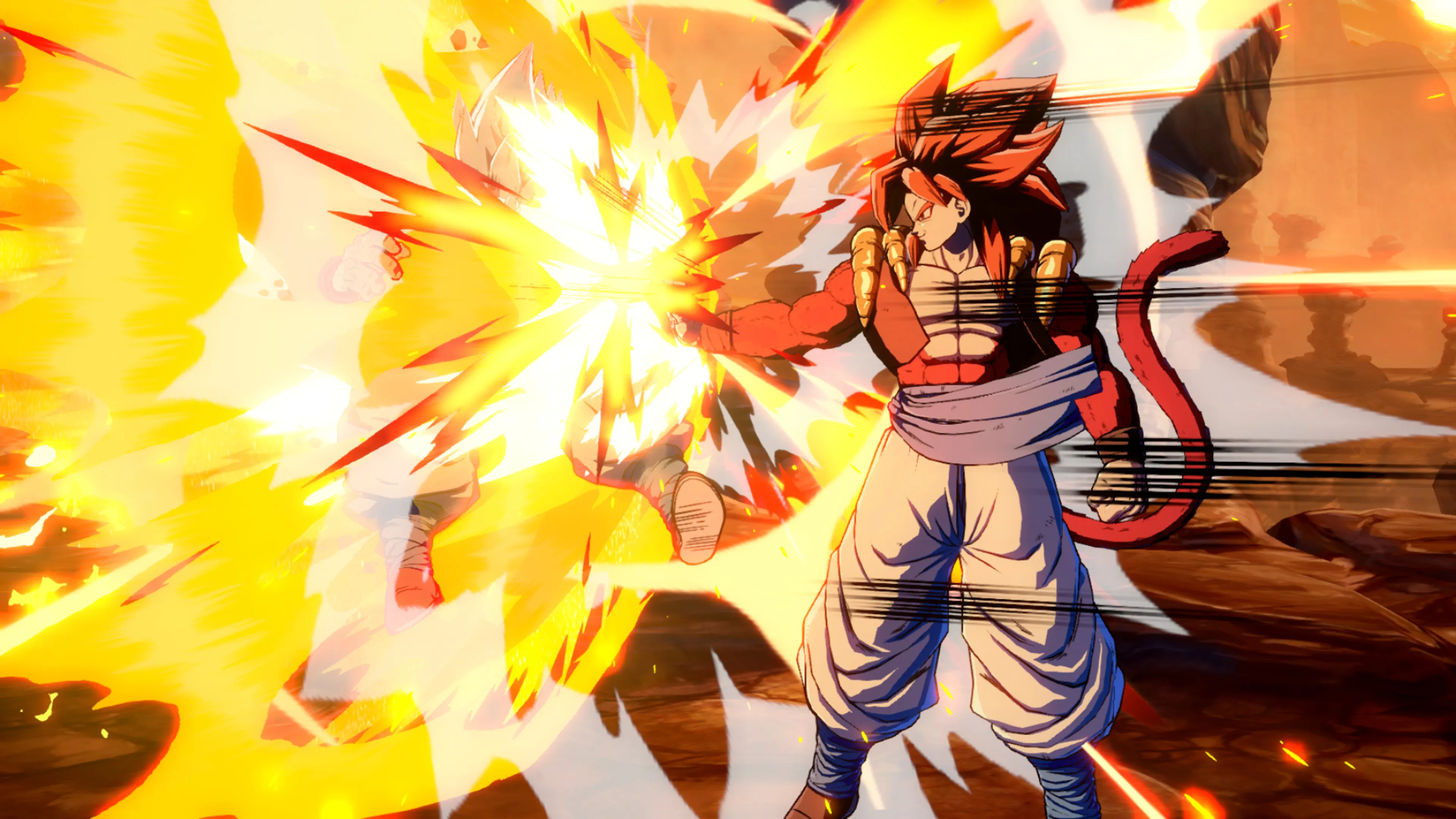 3840x2160 SSJ4 Gogeta Is Now Available For Dragon Ball FighterZ