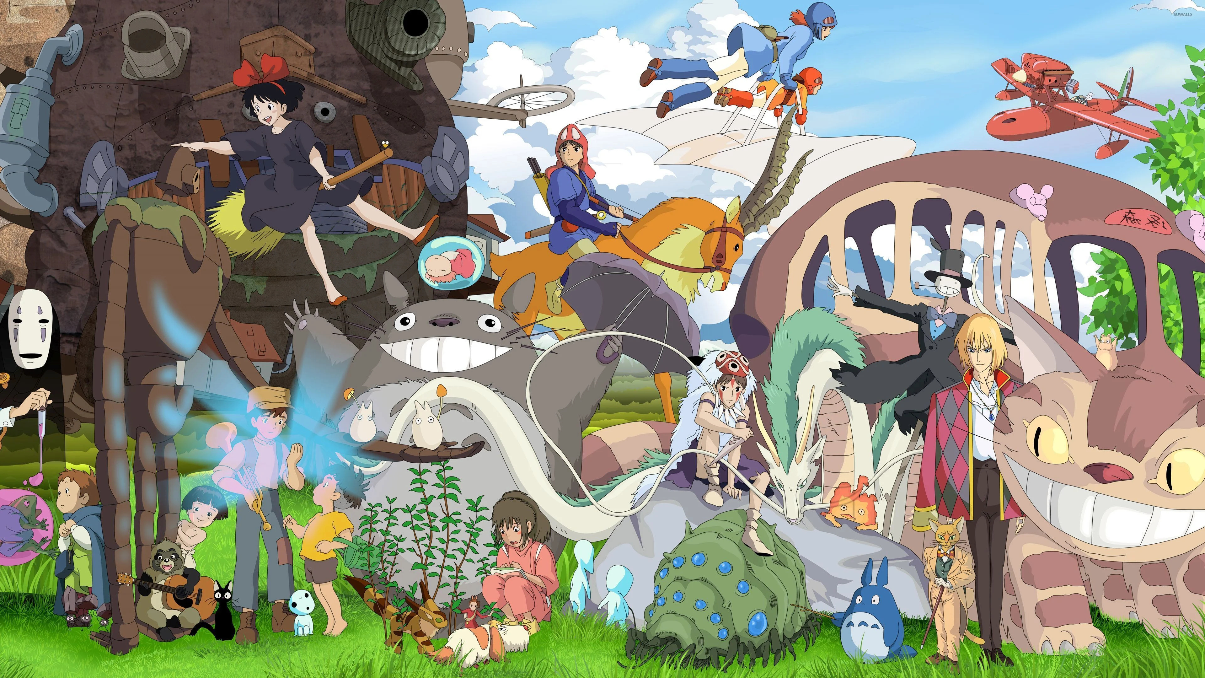 3840x2160 Studio Ghibli Characters Wallpapers Top Free Studio Ghibli Characters Backgrounds