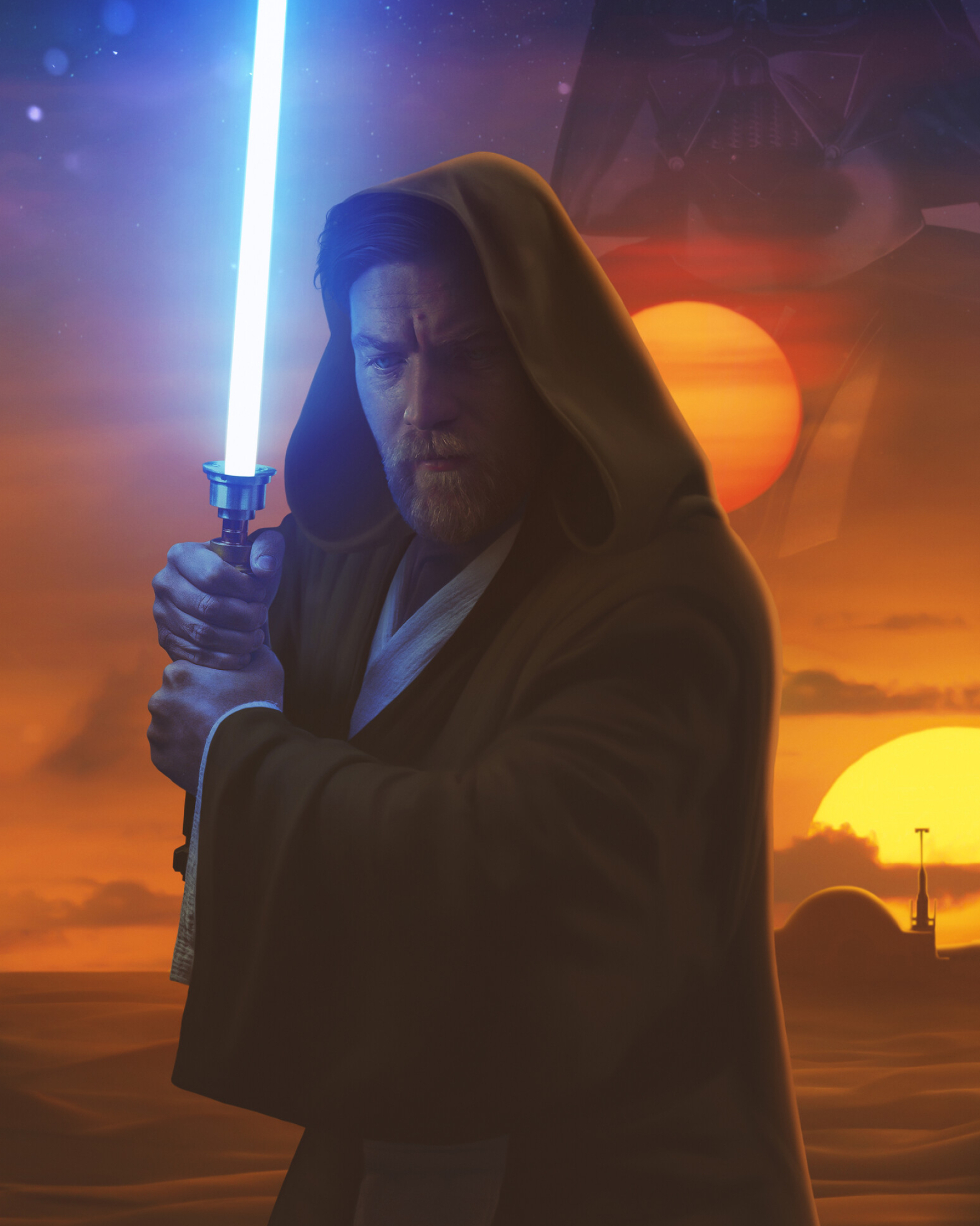 1920x2400 ArtStation Star Wars: Obi-Wan Kenobi Disturbance in the Force