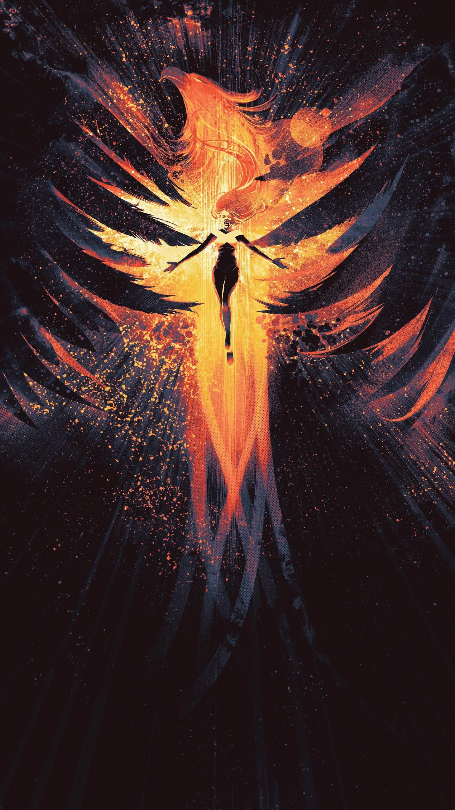 1536x2732 Dark Phoenix (2019) Phone Wallpaper | Moviemania | Phoenix artwork, Dark phoenix, Phoenix wallpaper