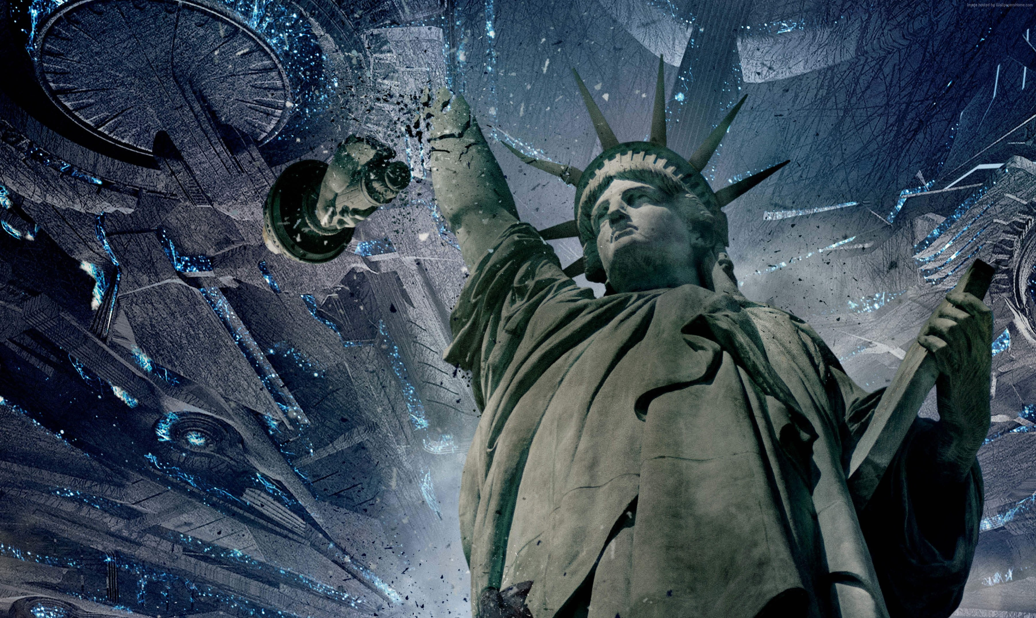 3600x2148 Statue of Liberty HD wallpaper