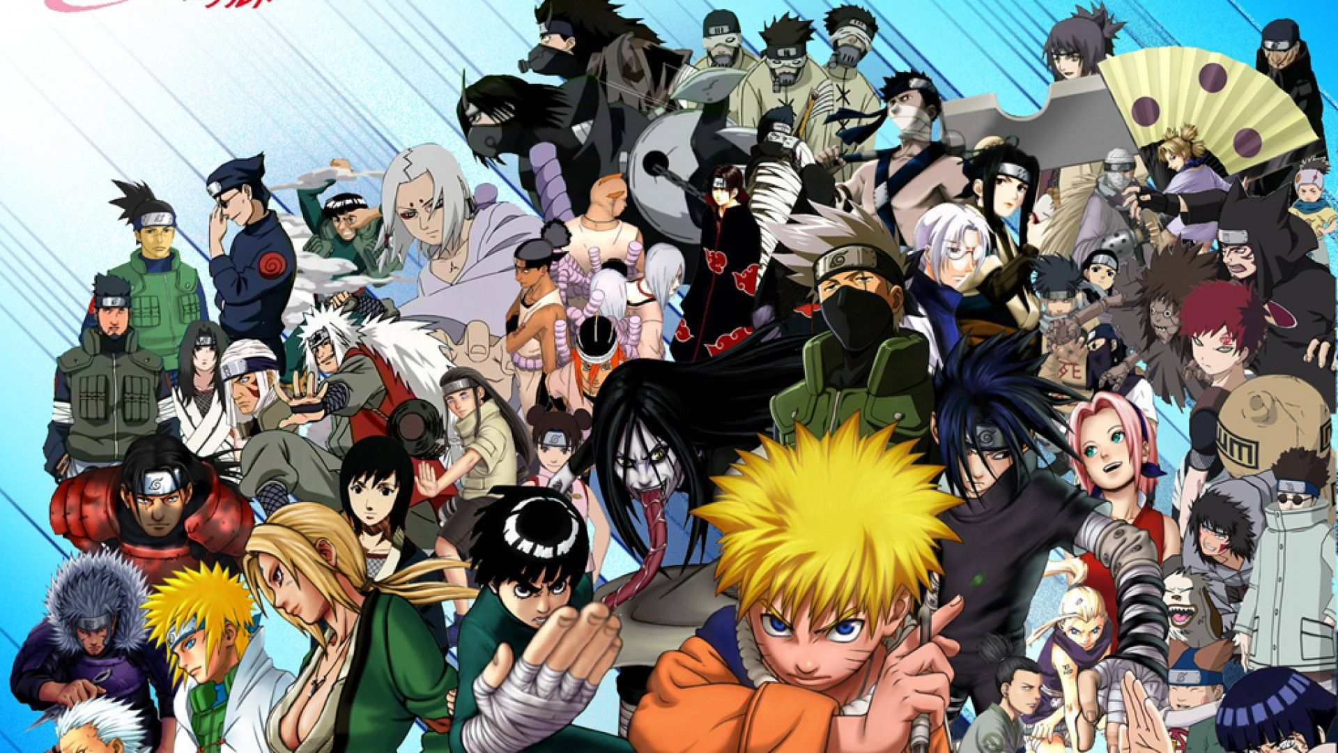 1920x1080 All Naruto Characters Wallpapers Top Free All Naruto Characters Backgrounds