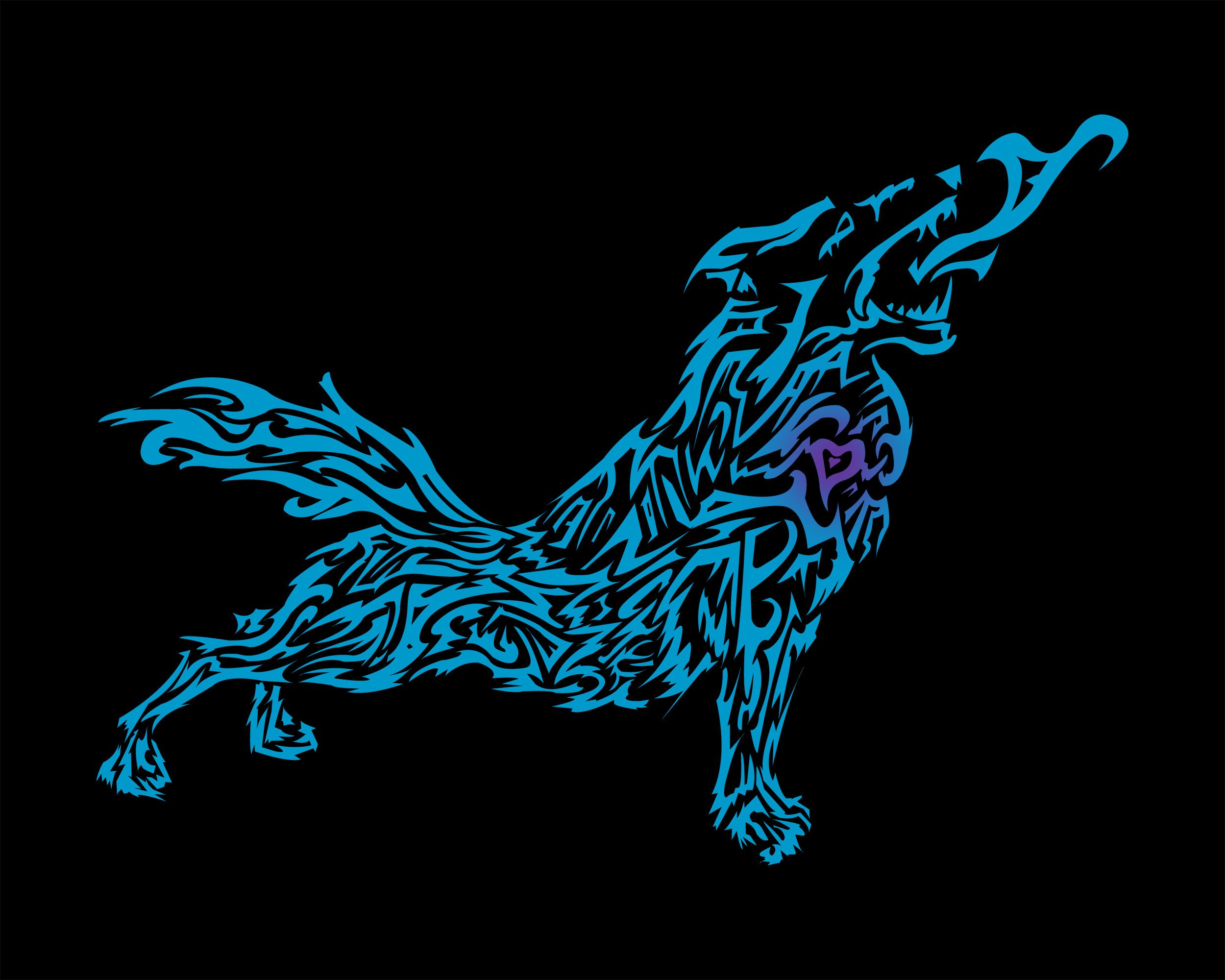 2500x2000 Tribal Wolf Wallpapers Top Free Tribal Wolf Backgrounds