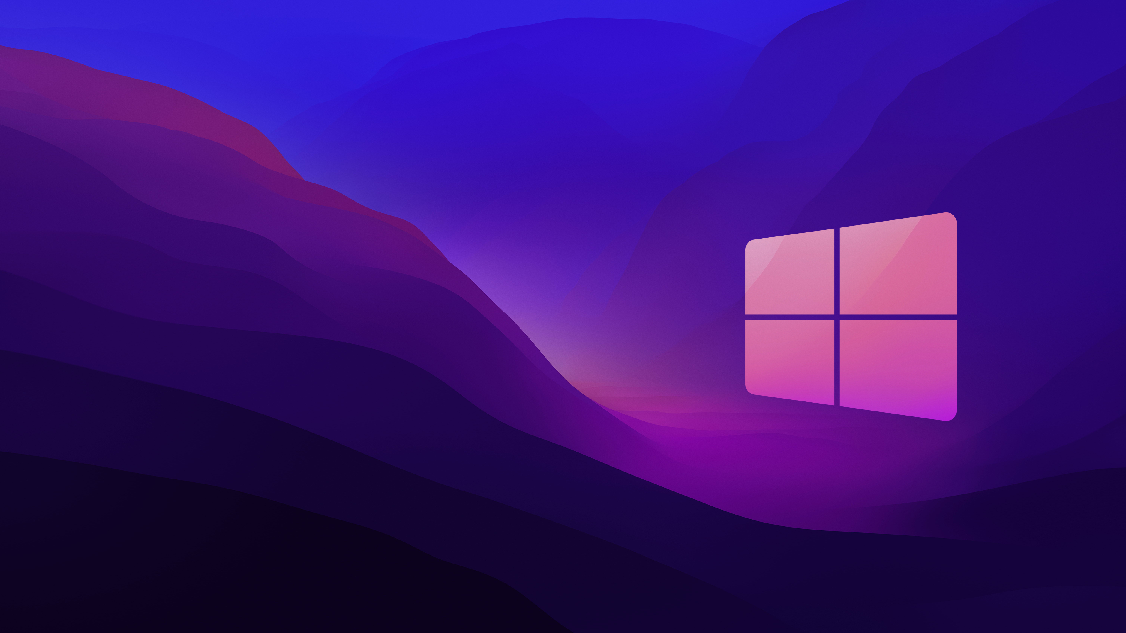 3840x2160 Purple Windows 10 Minimalism [] : r/wallpaper