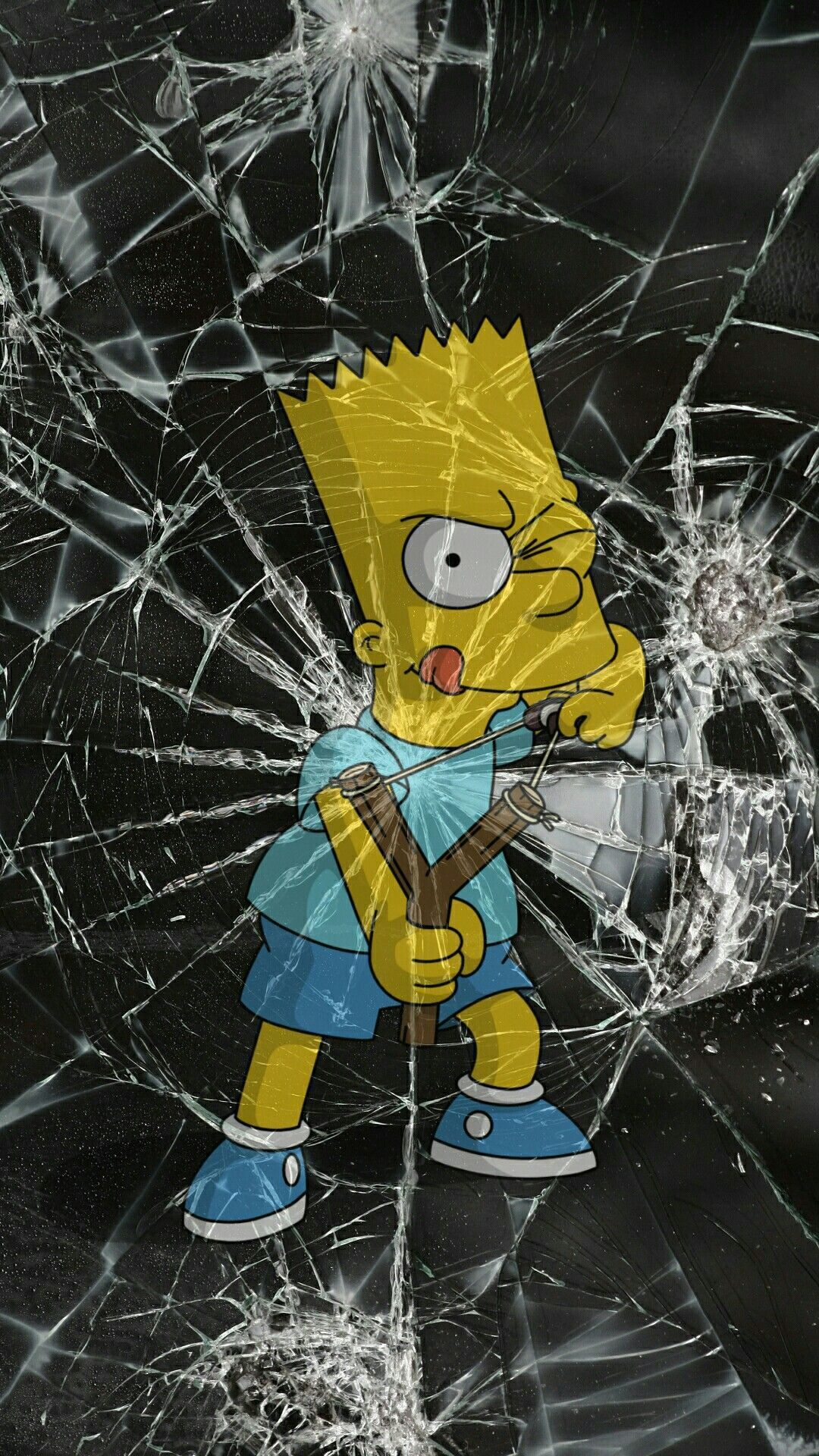 1080x1920 Graffiti Bart Simpson Wallpapers