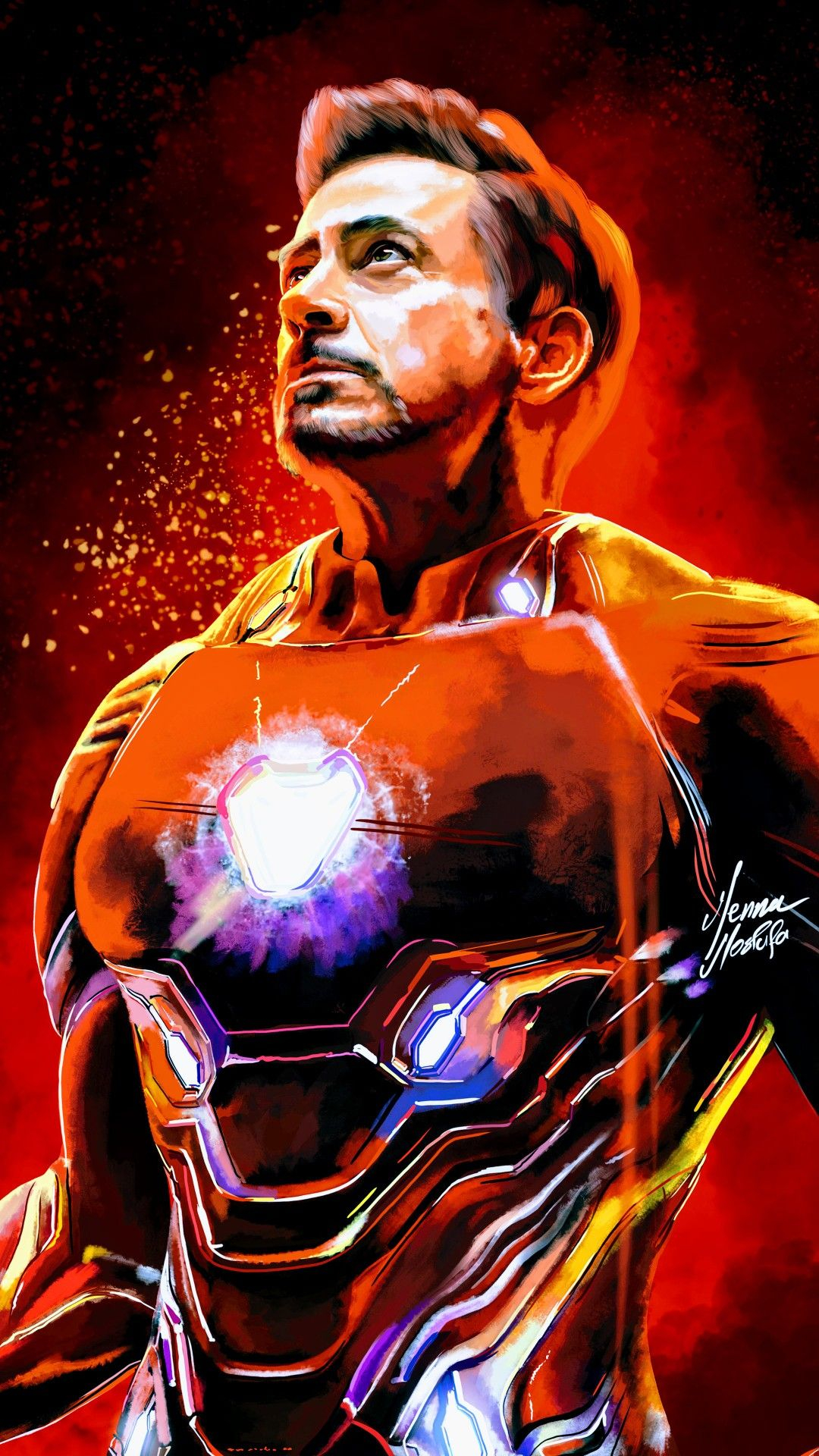 1080x1920 Iron Man, Tony Stark | Iron man fan art, Iron man poster, Iron ma