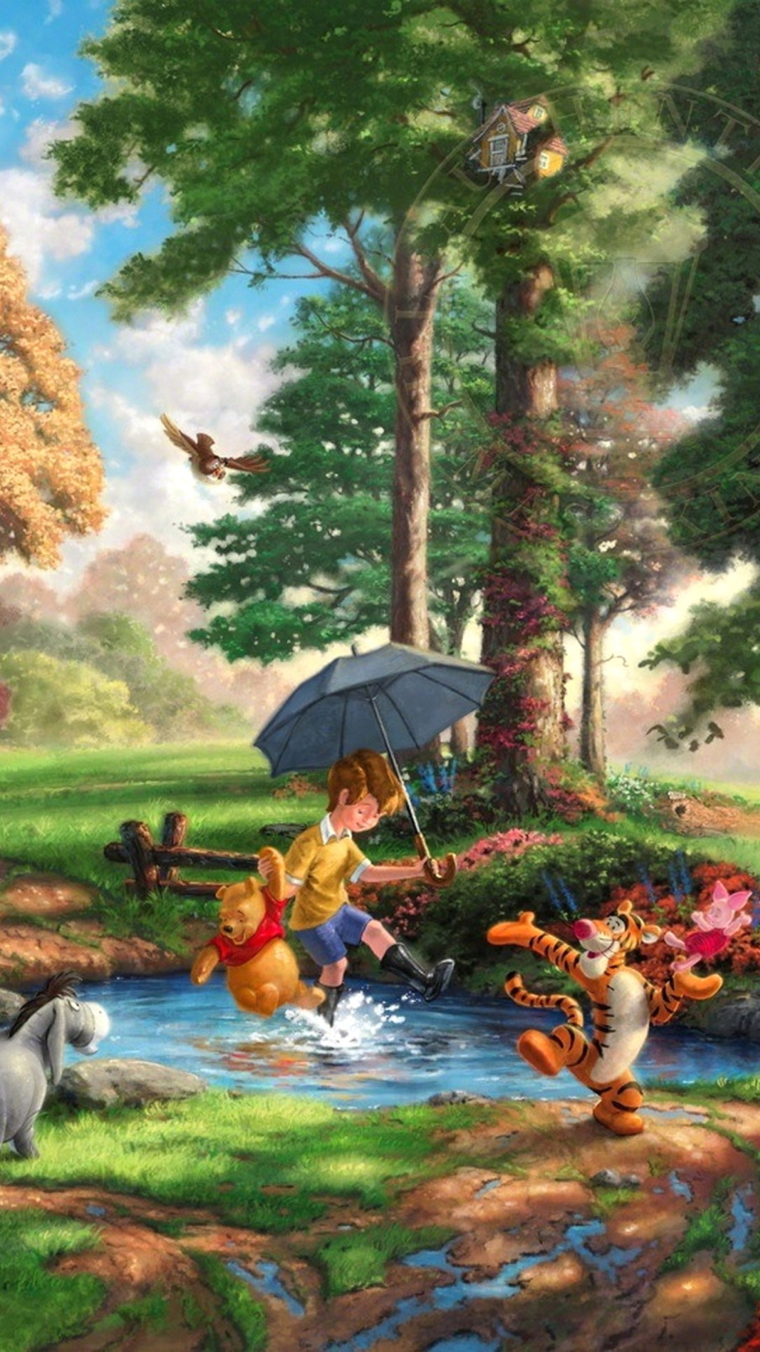 1080x1920 Winnie The Pooh And Friends Wallpaper for Nokia Lumia 1520