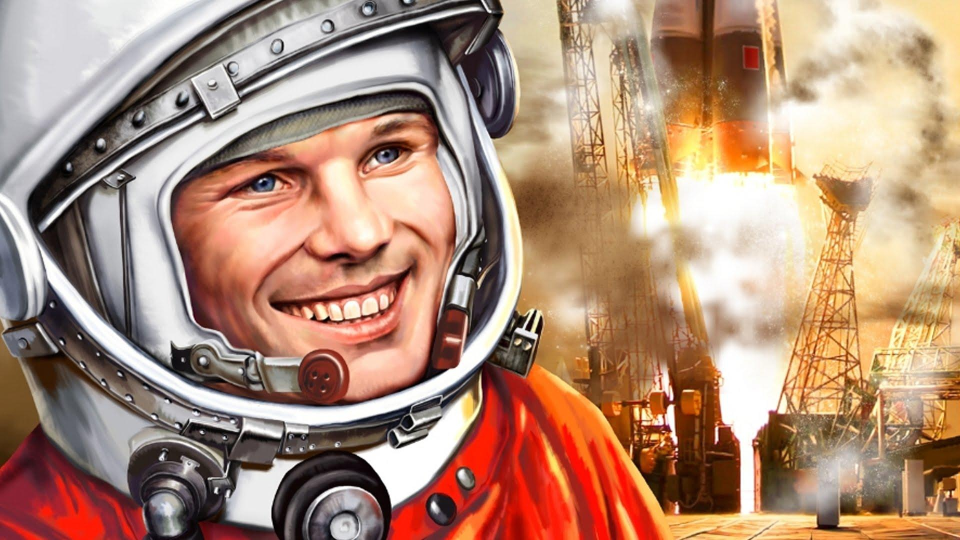 1920x1080 Photo Yuri Gagarin man cosmonaut free pictures on Fonwall