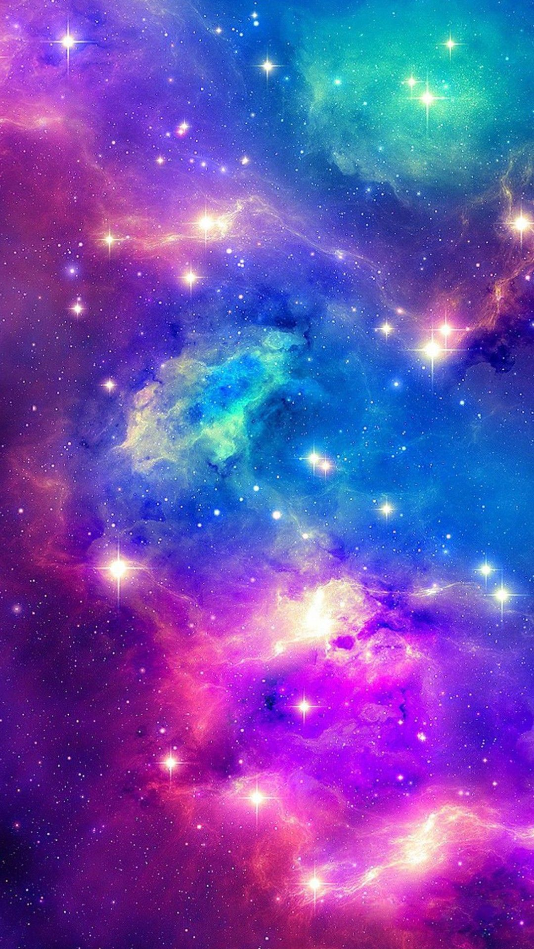 1080x1920 Pink and Blue Galaxy Wallpapers