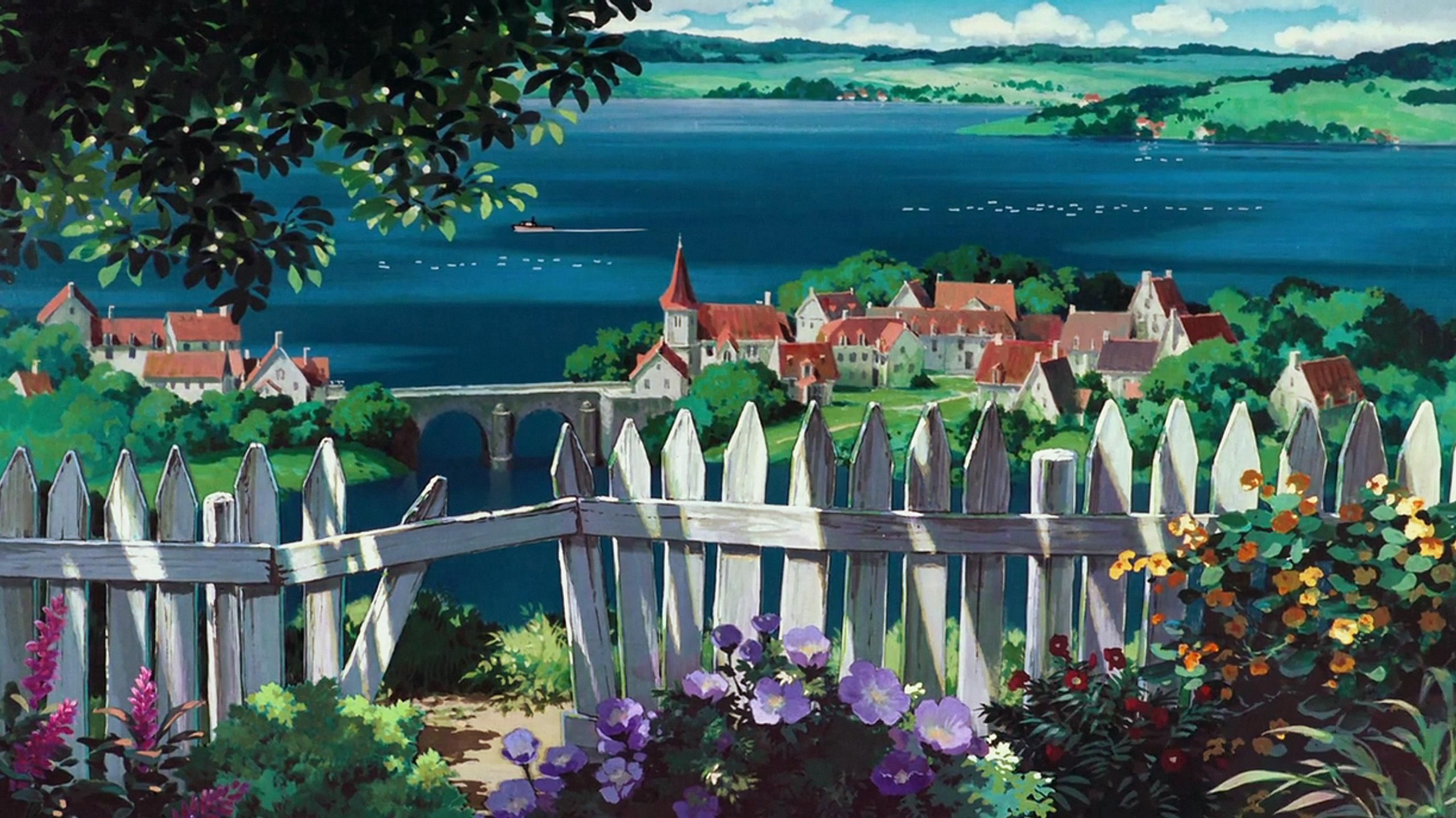 2560x1440 100 Studio Ghibli wallpapers Album on Imgur | Studio ghibli background, Anime scenery, Ghibli artwork
