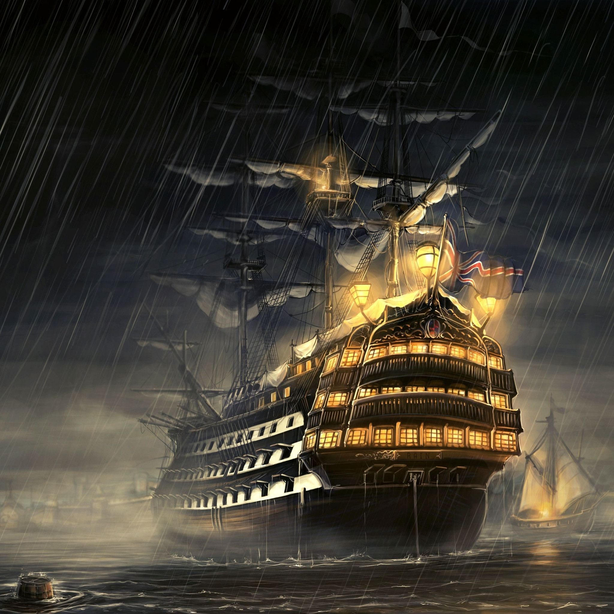 2048x2048 Pirate Ship Wallpapers | Sailing ships, Pirate ship, Old sailing ships
