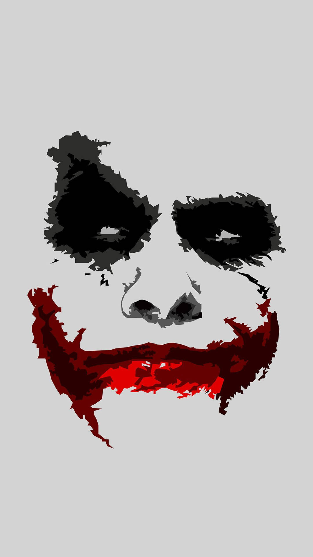 1080x1920 Download Joker's Face Paint Wallpaper