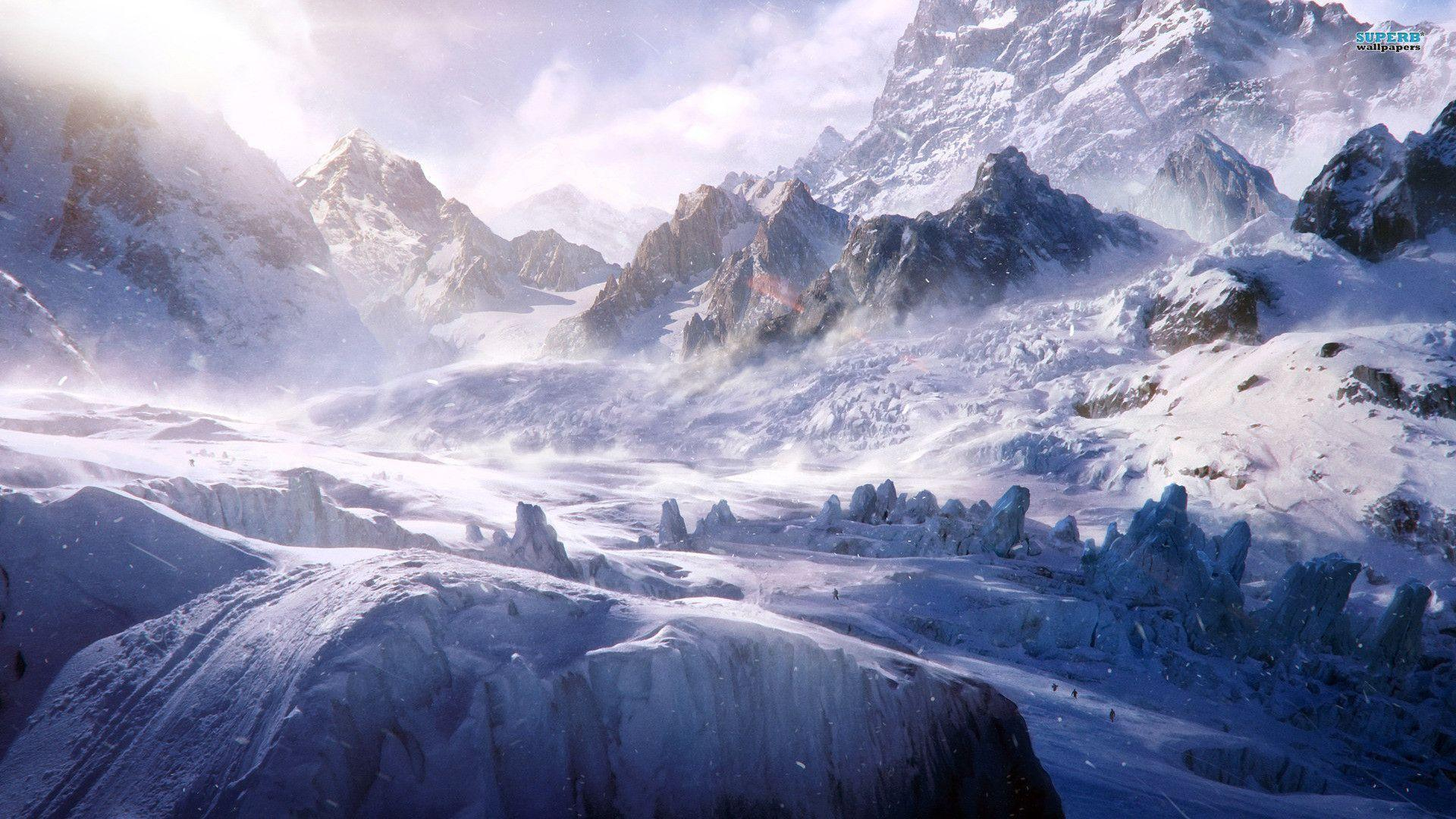 1920x1080 Snowy Mountains Wallpapers