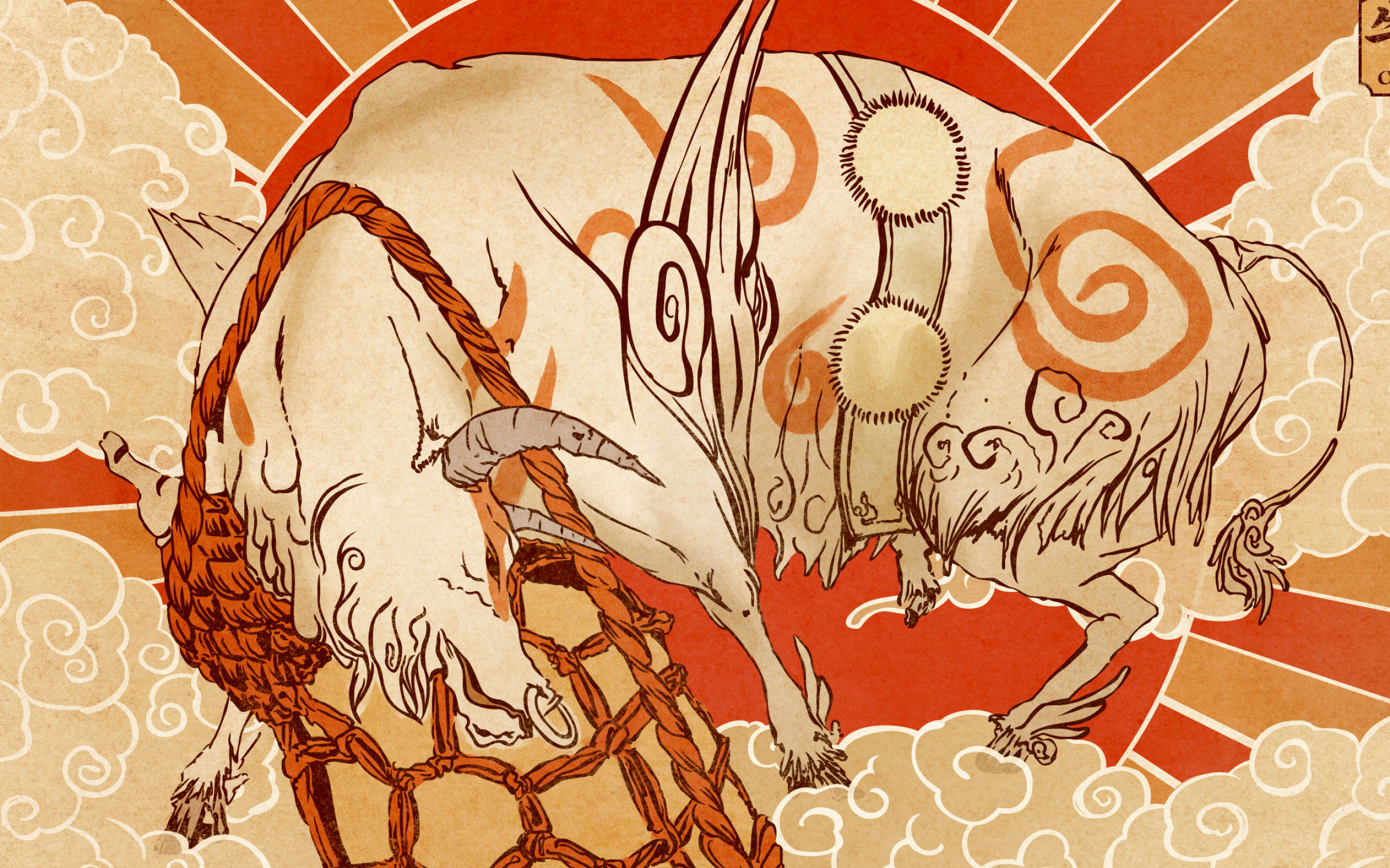 2560x1600 Okami Wallpaper: Okami Zodiac: Ox Minitoky