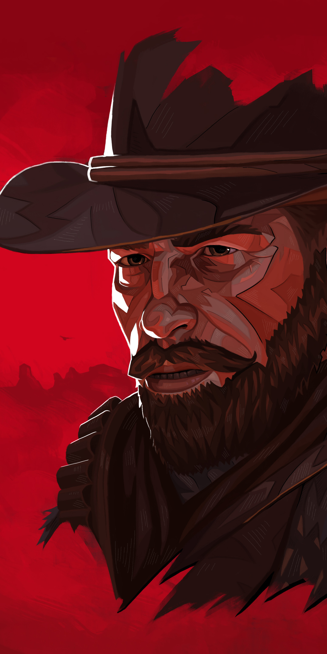 1080x2160 Red Dead Redemption 2 Wallpaper