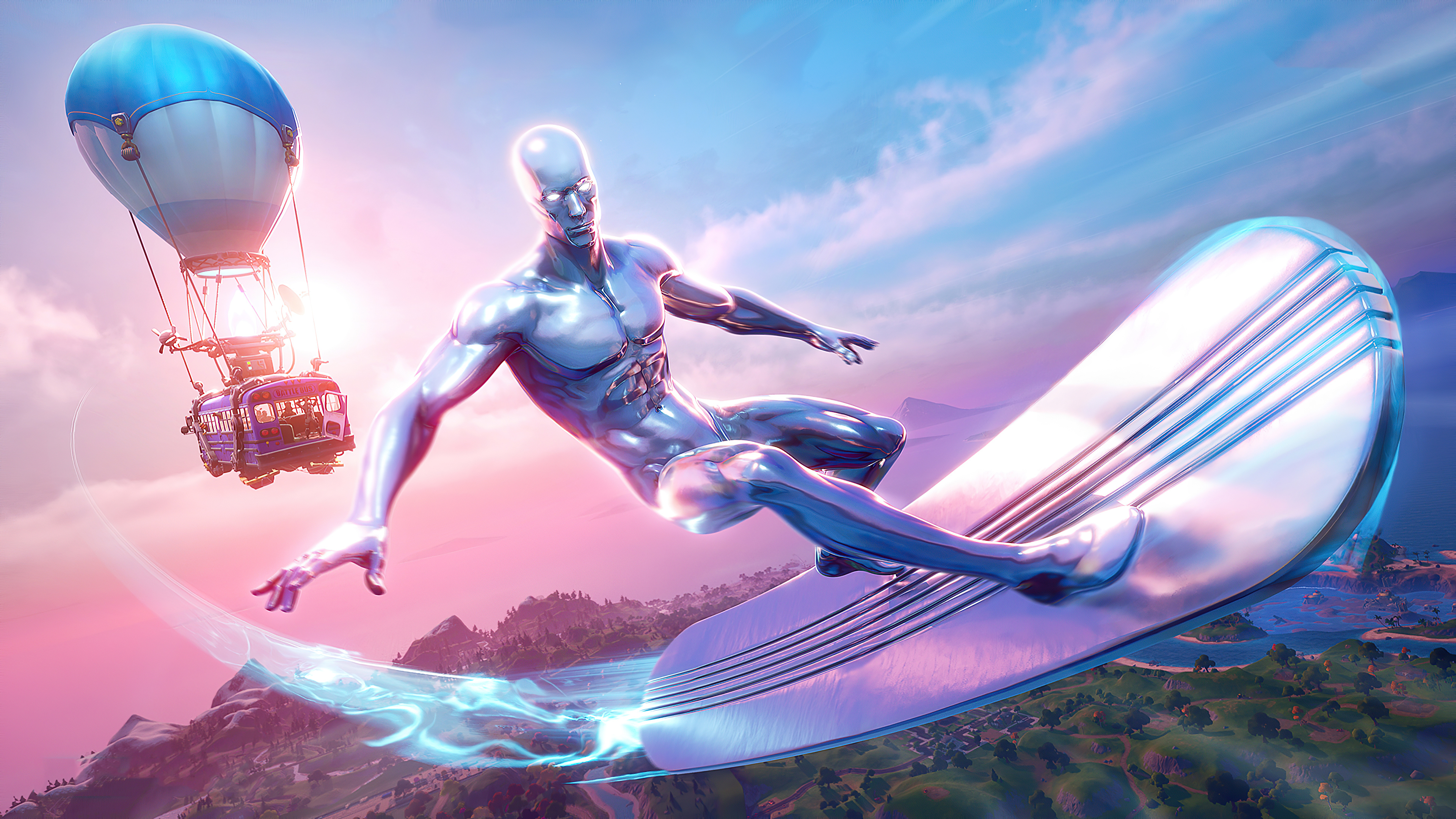 3840x2160 Fortnite Season 4 Silver Surfer, HD Games, 4k Wallpapers, Images, Backgrounds, Photos and Pictures