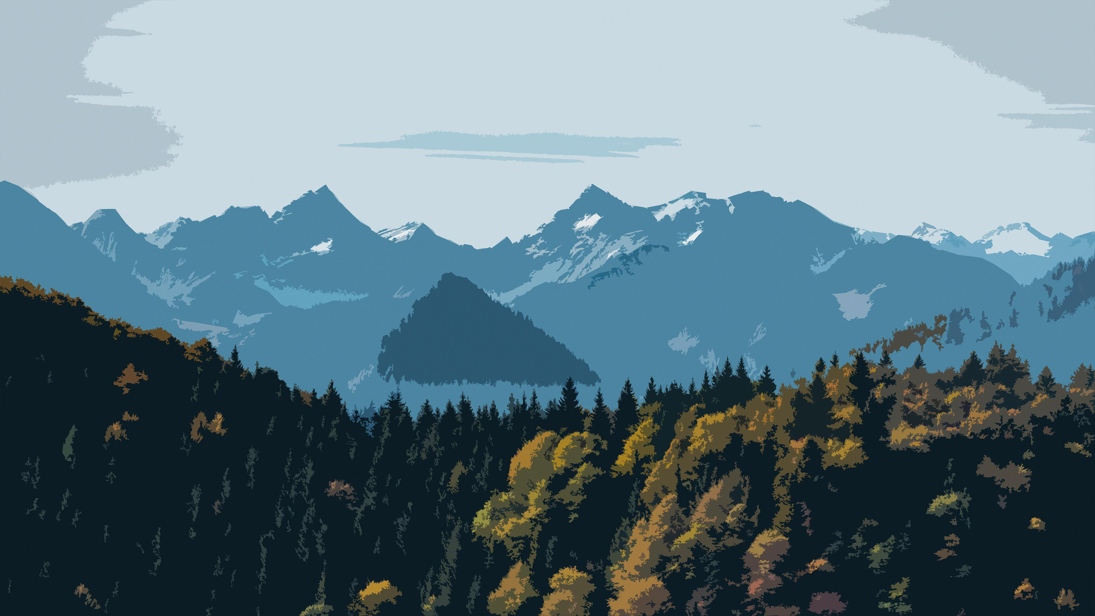 3840x2160 Vector Forest Wallpapers