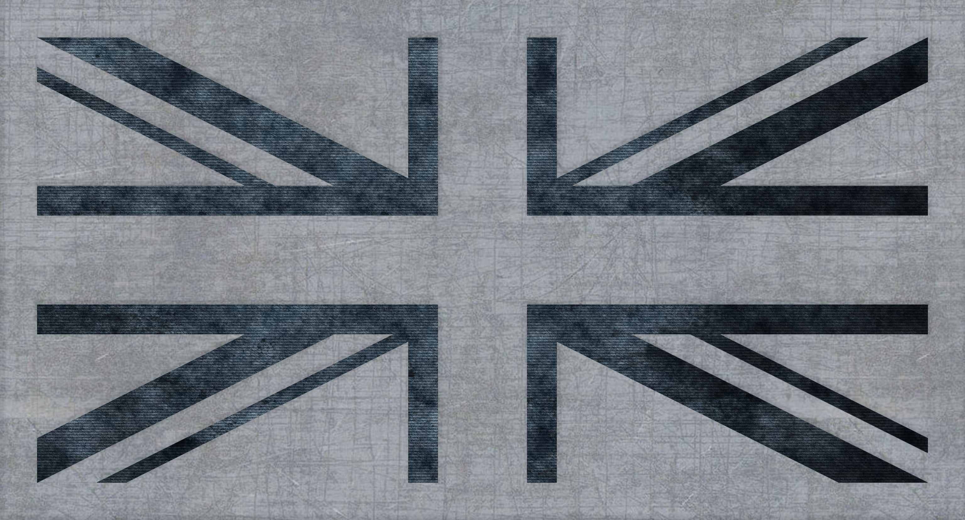 3071x1655 United Kingdom flag grayscale HD wallpaper