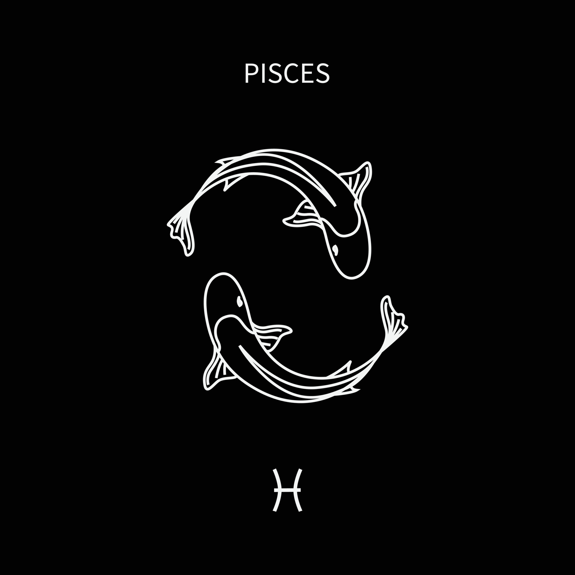 1920x1920 Pisces Fish Vector Art, Icons, and Graphics for Free Download