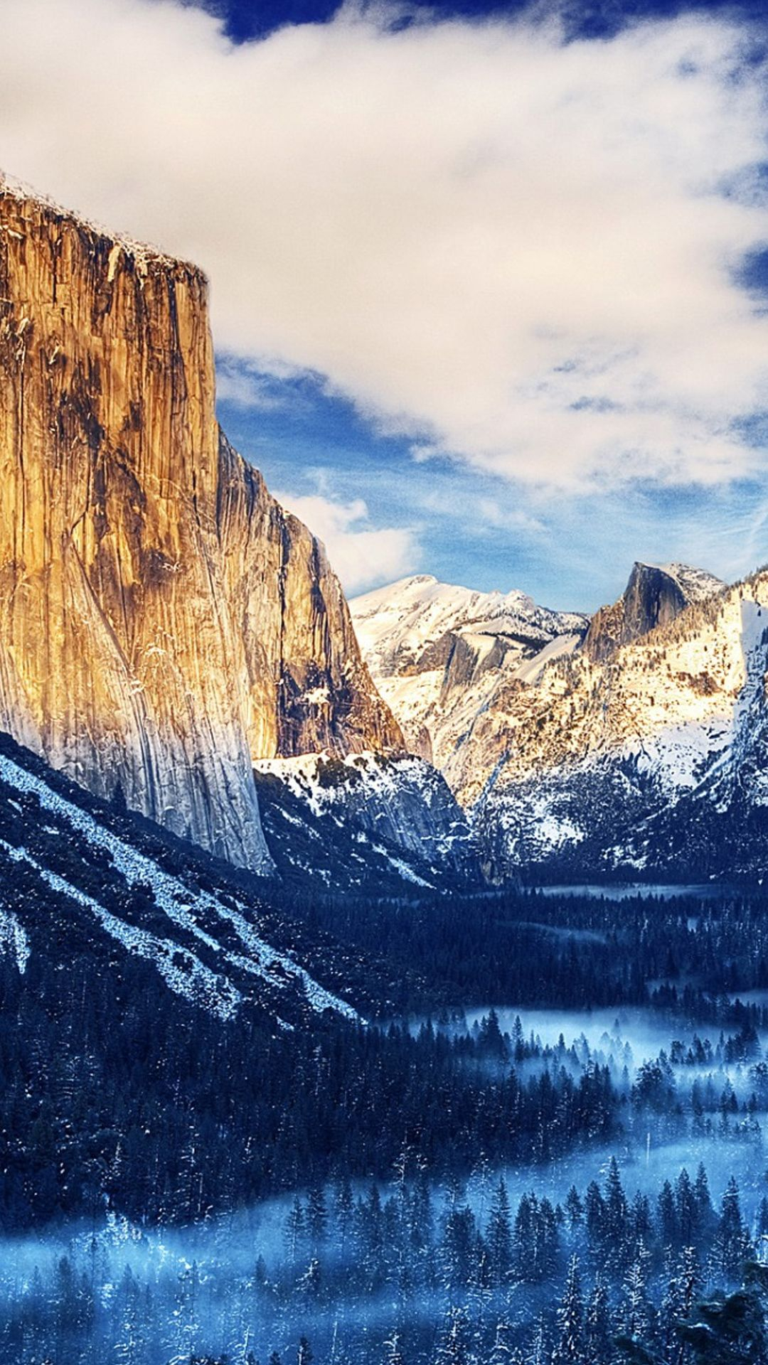 1080x1920 Yosemite National Park Winter Landscape iPhone 6 Plus HD Wallpaper | Iphone wallpaper winter, Landscape wallpaper, Nature iphone wallpaper