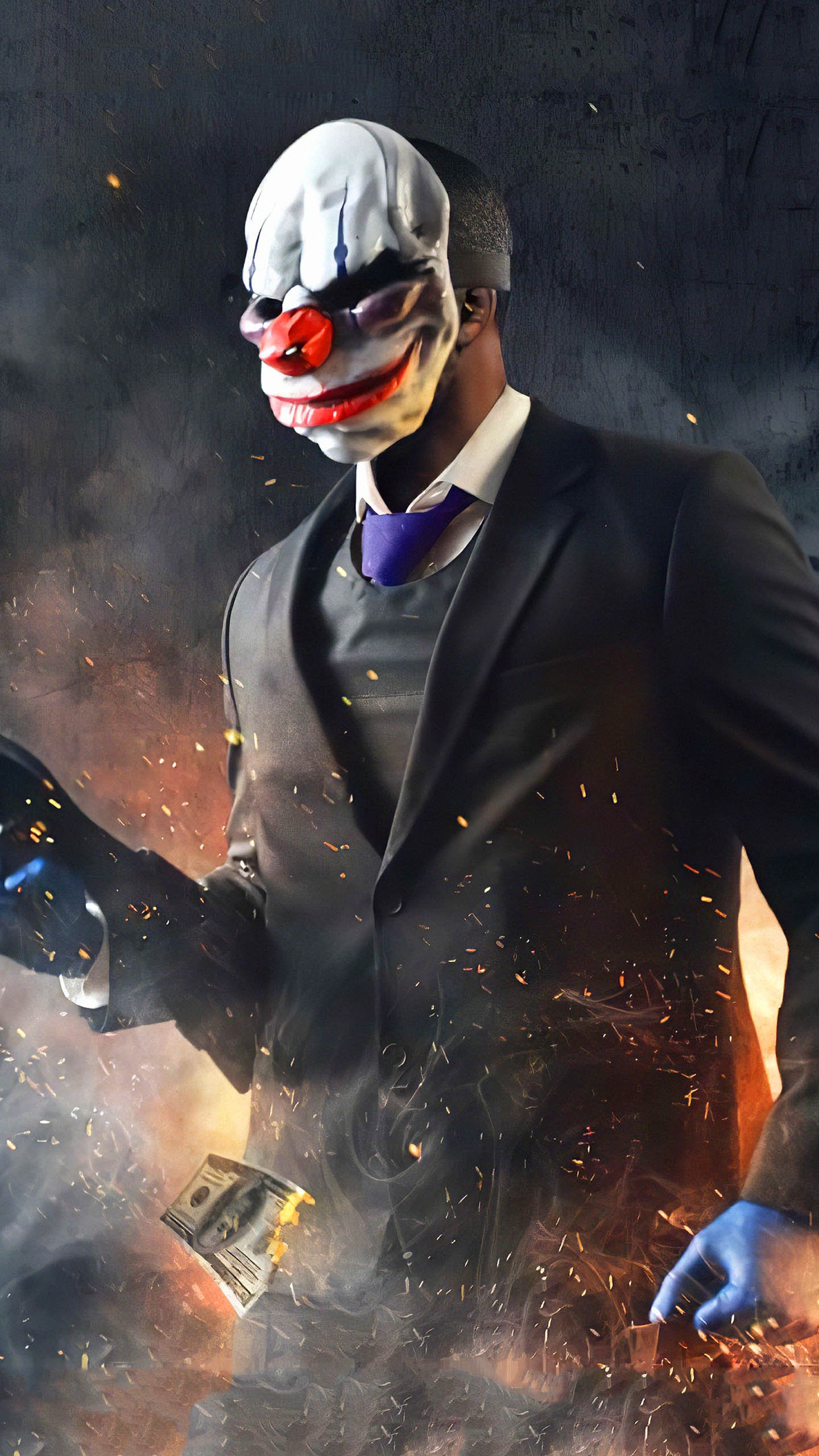 1440x2560 Payday 2 Wallpaper
