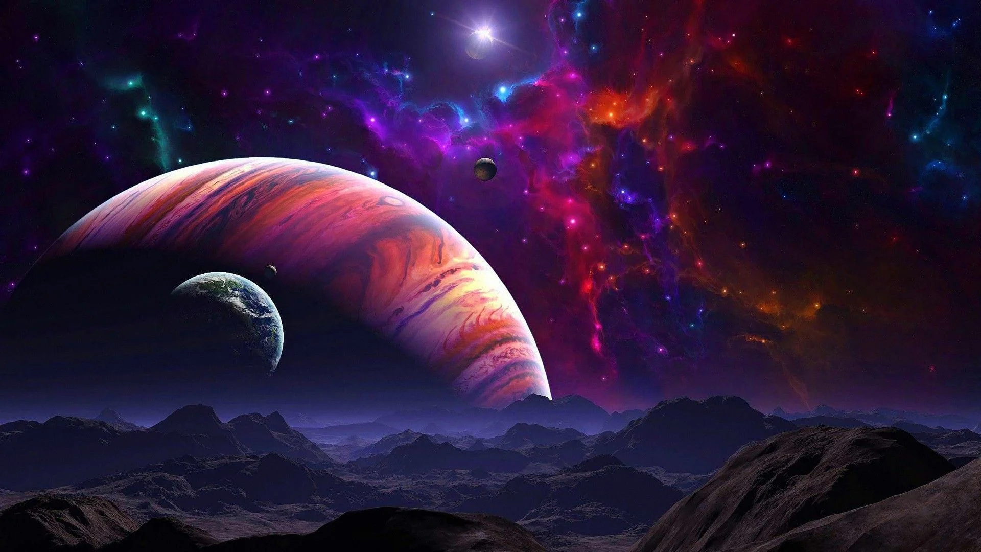 1920x1080 Colorful Planet Wallpapers Top Free Colorful Planet Backgrounds