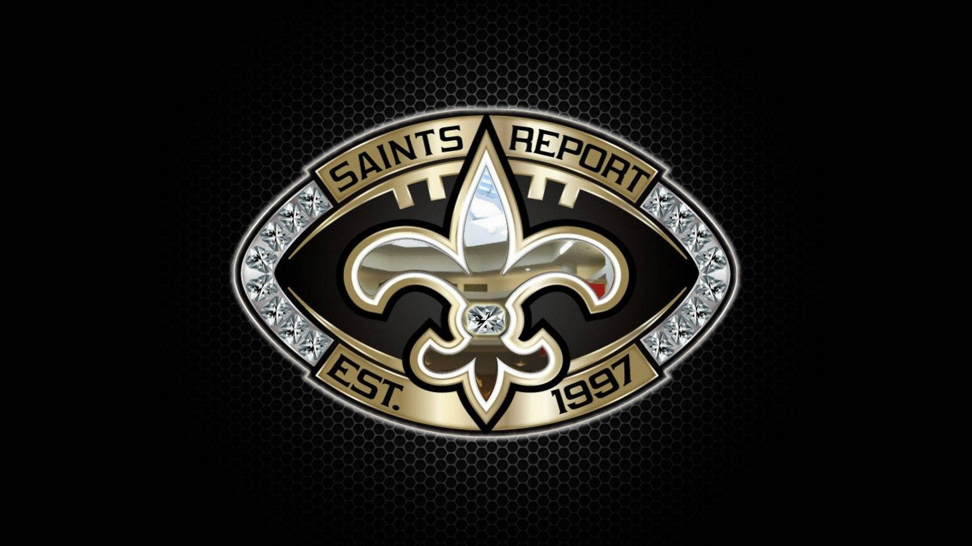 1920x1080 Download Dazzling New Orleans Saints Logo Wallpaper