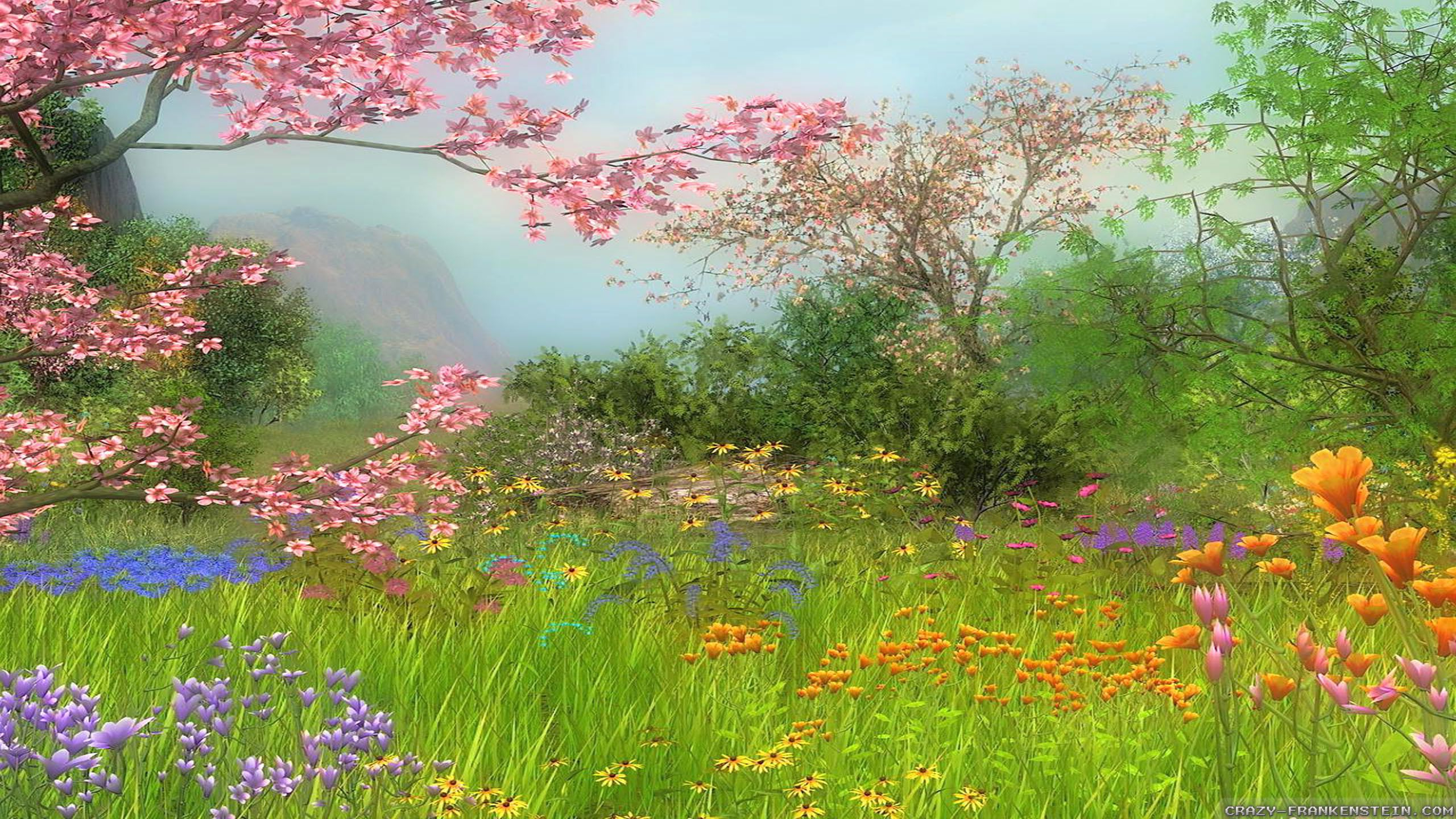 2560x1440 Beautiful Spring Scenery Wallpapers