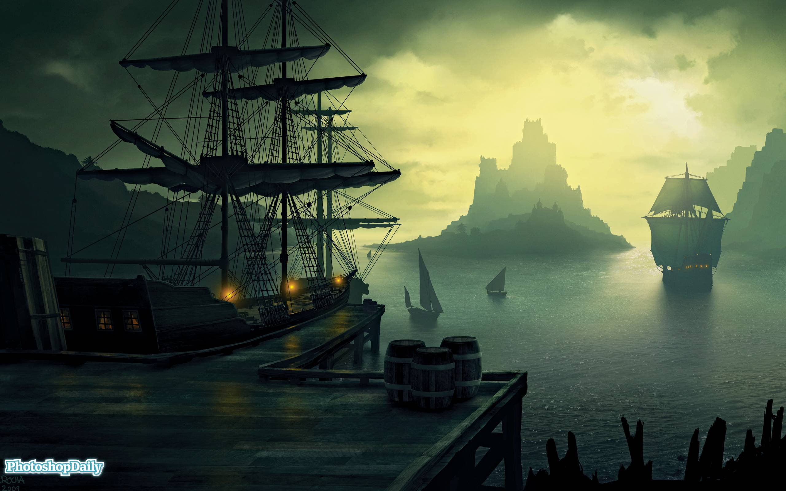 2560x1600 Pirate Ship Backgrounds