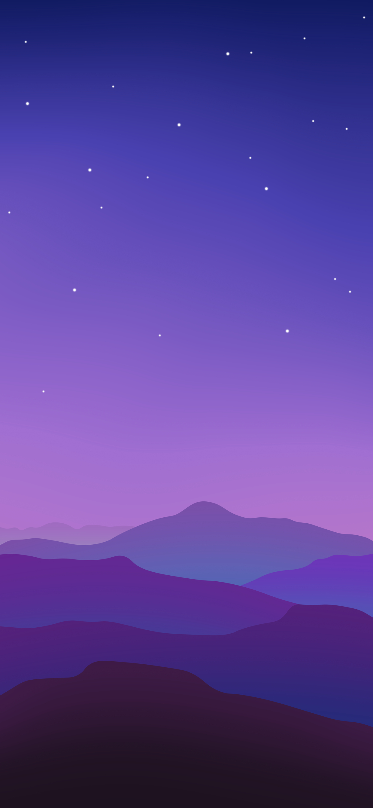 1242x2688 Colorful vector landscape wallpaper for iPhone