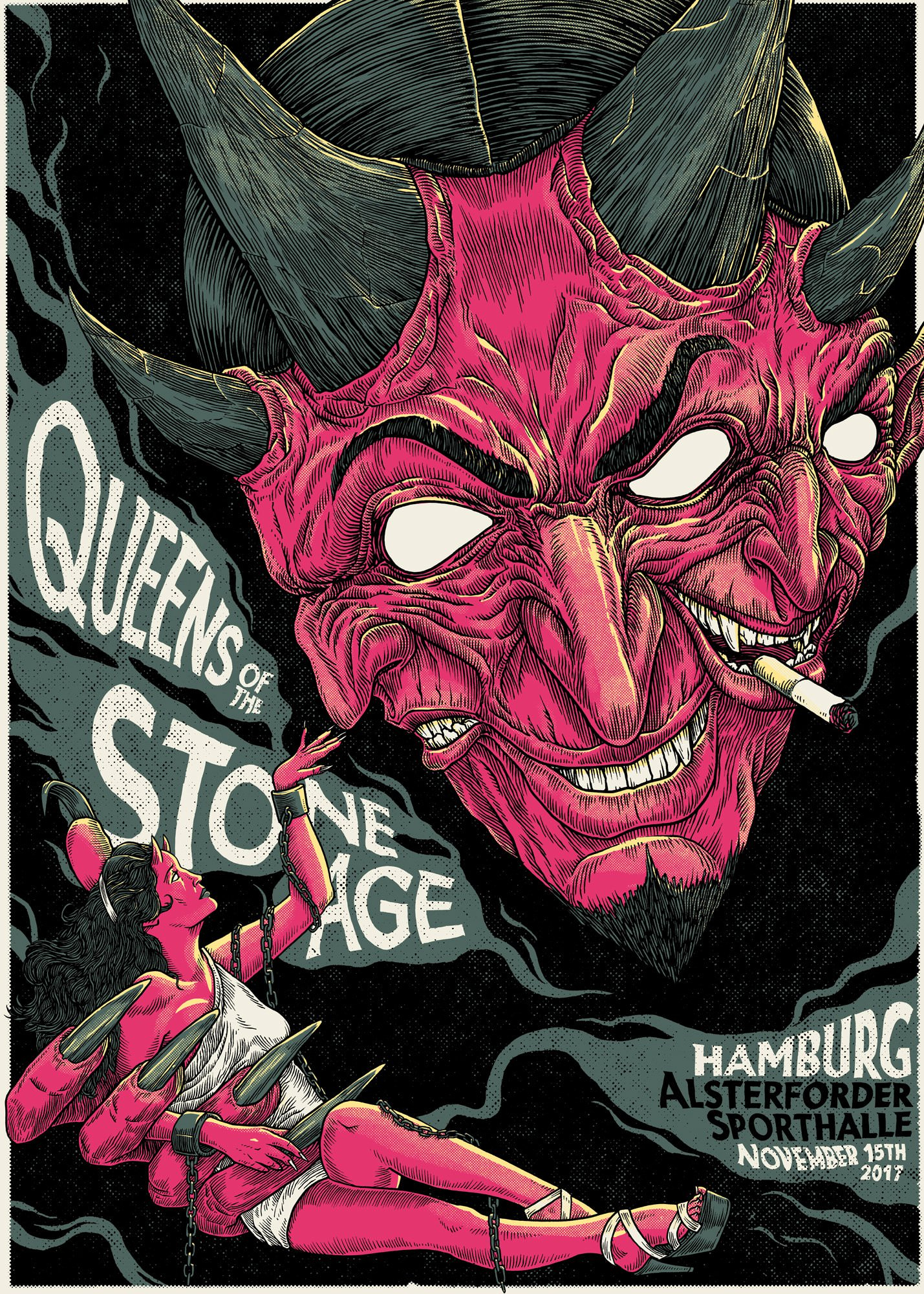 1429x2000 Queens of the Stone Age Tour posters Album on Imgur