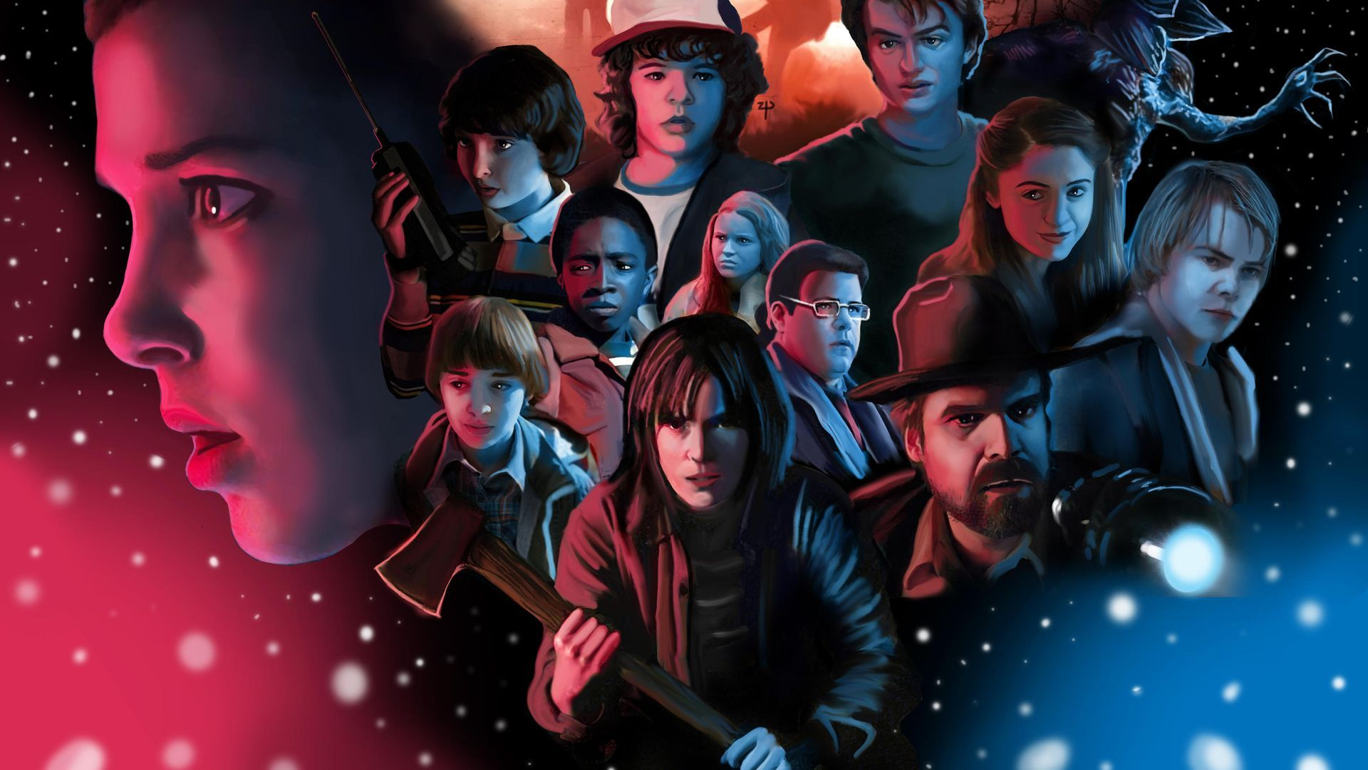 1920x1080 Stranger Things Characters Wallpapers