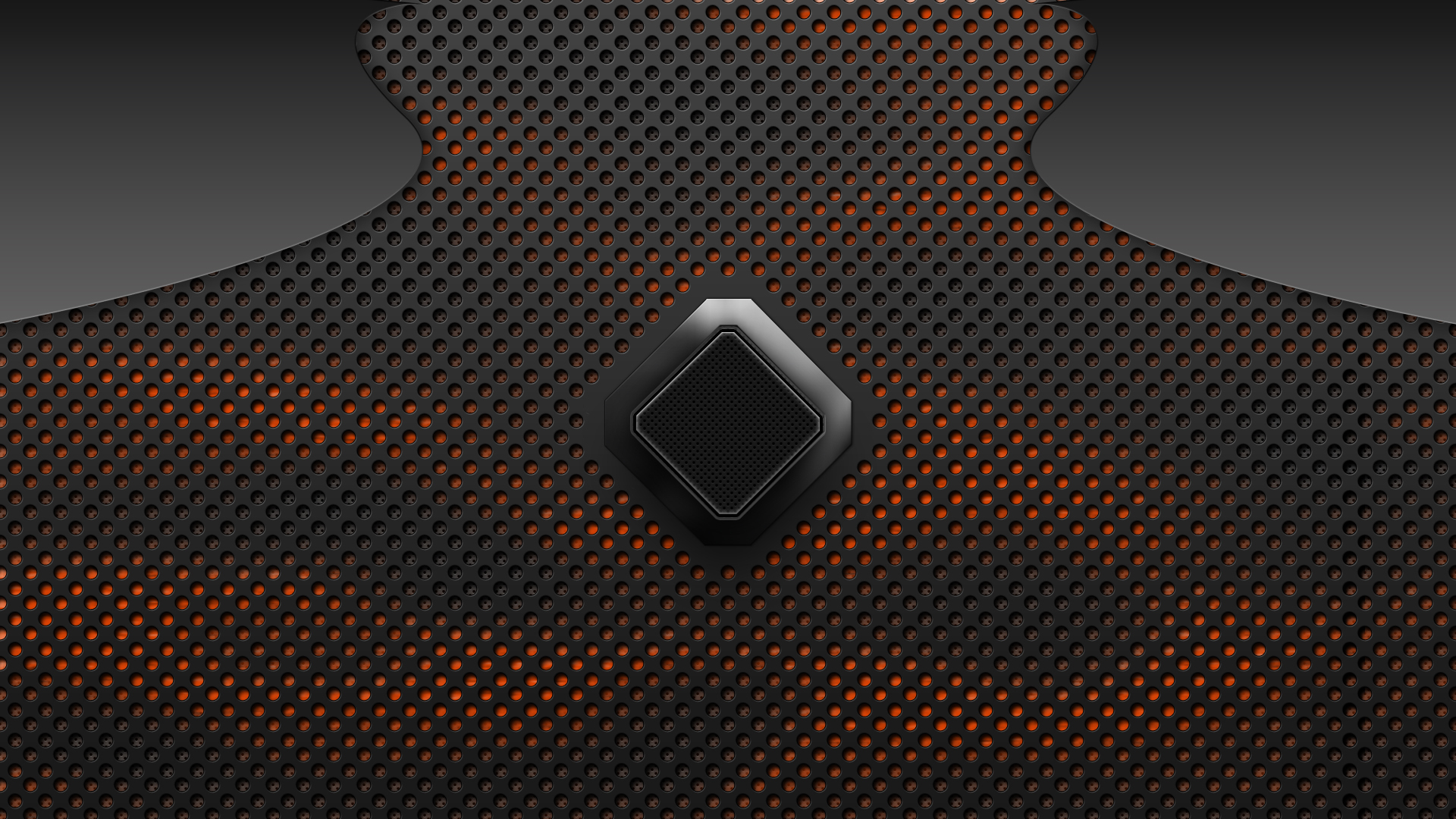 1920x1080 Download wallpaper orange, heat, carbon, rhombus, carbon fiber, section textures in resoluti