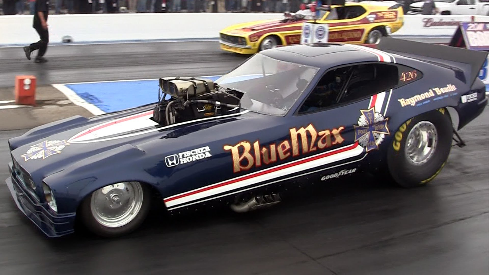 1920x1080 funnycar, Funny, Nhra, Drag, Racing, Race, Hot, Rod, Rods, Blue, Max, Ford, Mustang Wallpapers HD / Desktop and Mobile Backgrounds