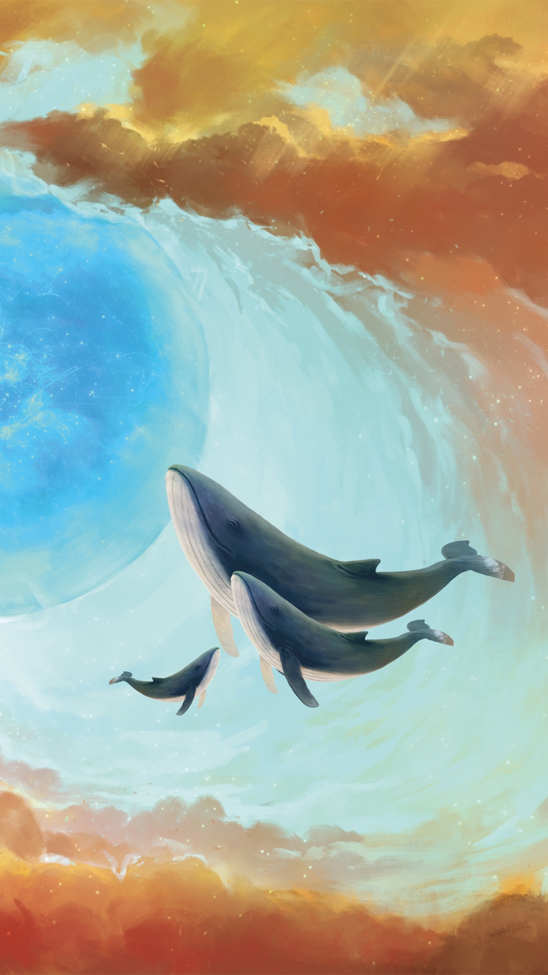 1080x1920 Whale Art Wallpapers