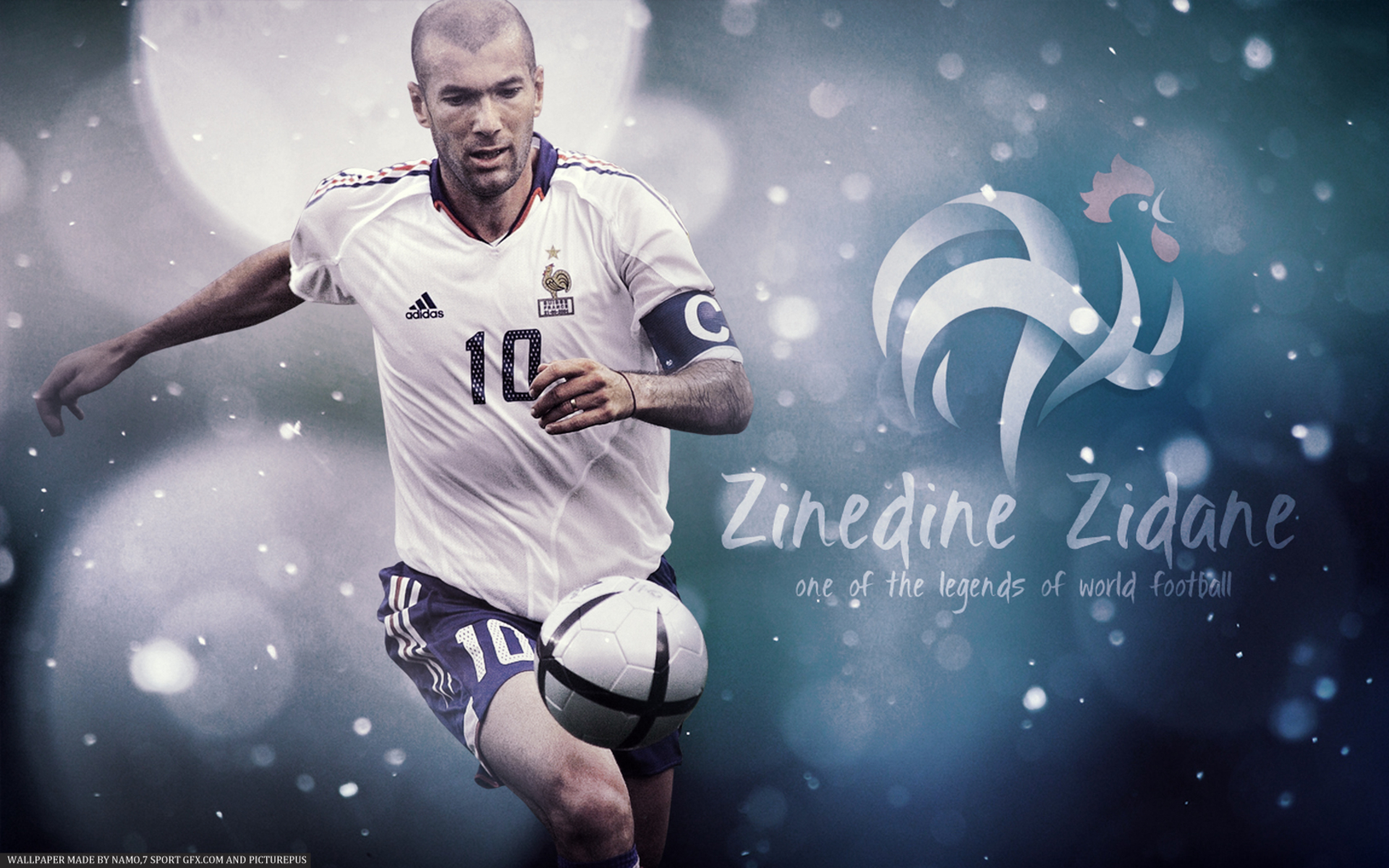 1920x1200 Zinedine Zidane HD Wallpaper by Namik Amirov