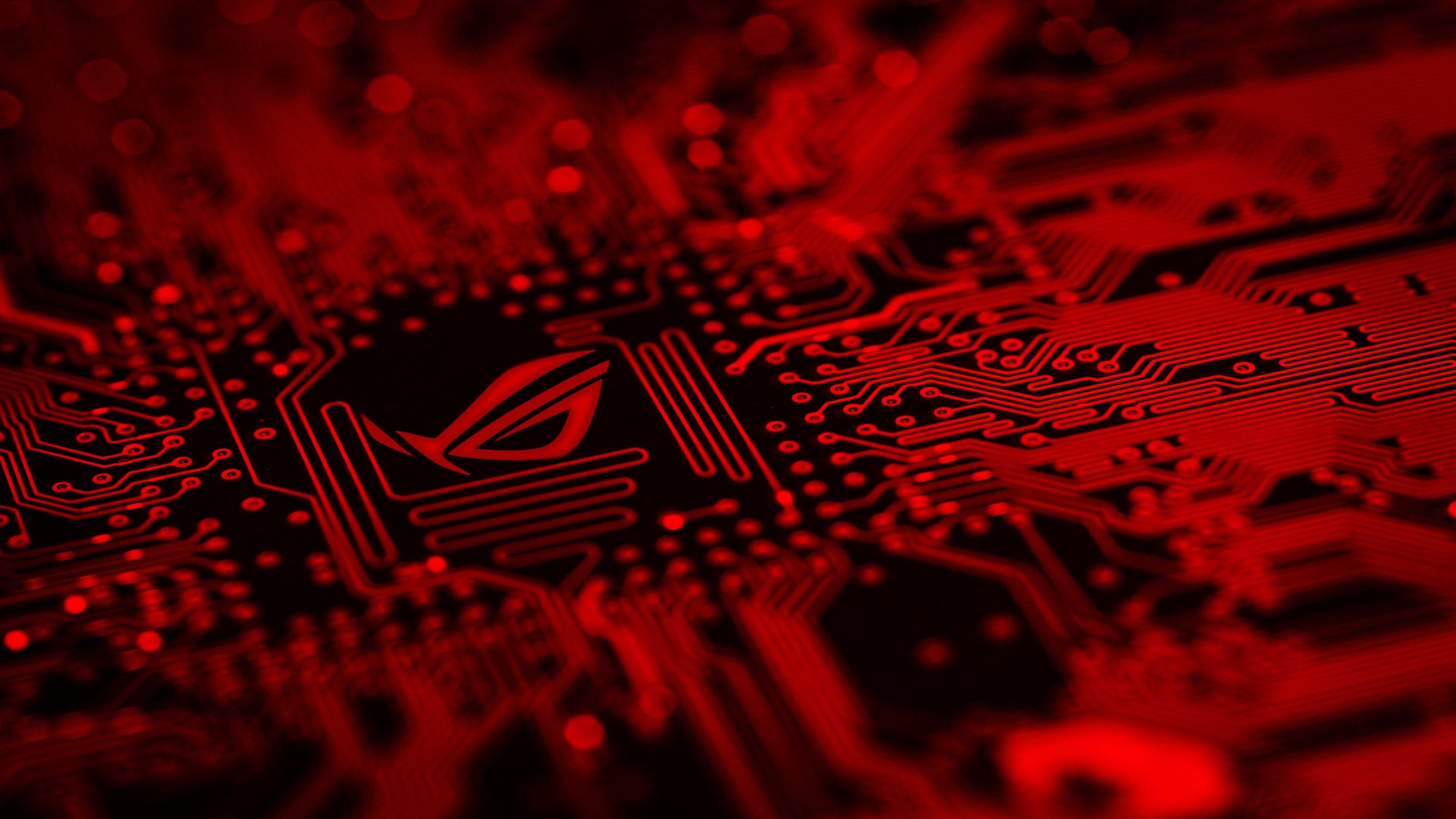 3840x2160 Red ROG Wallpapers Top Free Red ROG Backgrounds